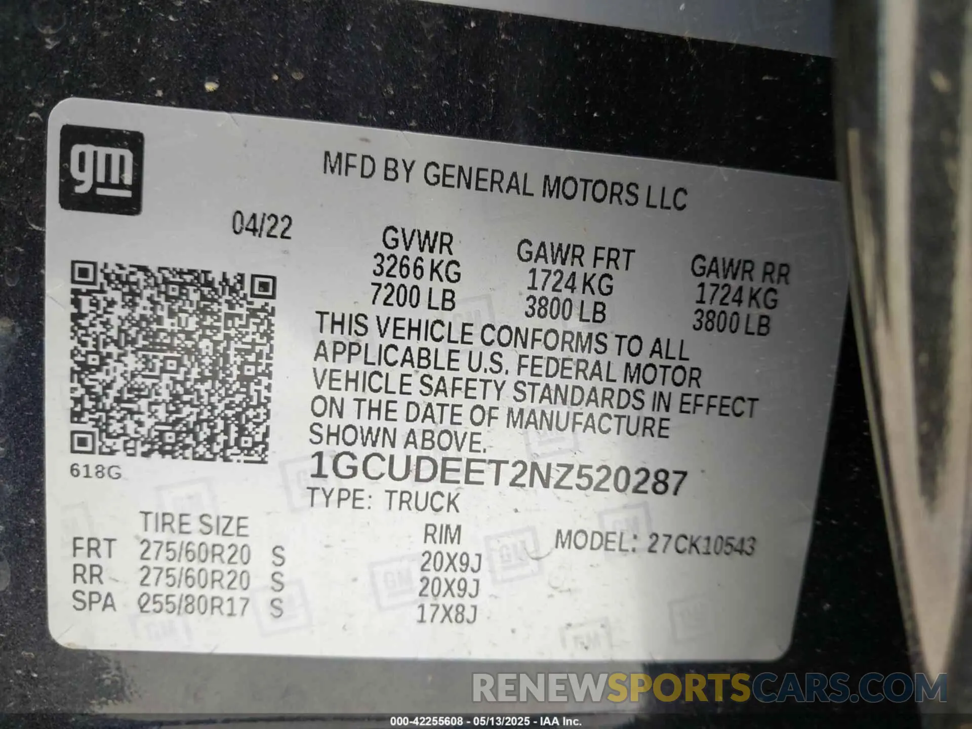 9 Photograph of a damaged car 1GCUDEET2NZ520287 CHEVROLET SILVERADO 1500 2022