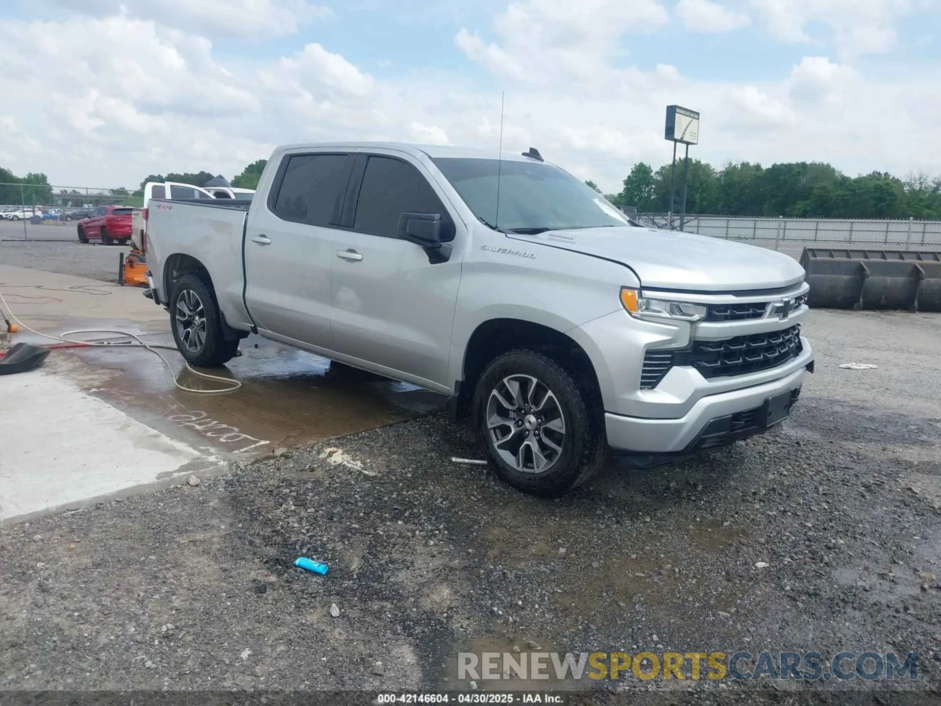 1 Photograph of a damaged car 1GCUDEET8NZ571342 CHEVROLET SILVERADO 1500 2022