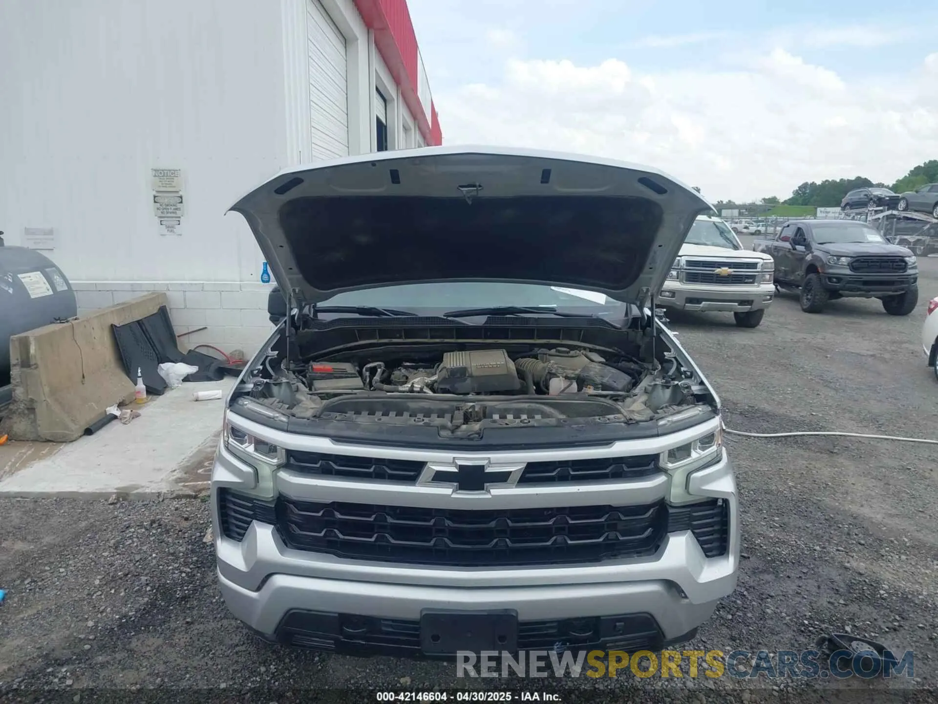 10 Photograph of a damaged car 1GCUDEET8NZ571342 CHEVROLET SILVERADO 1500 2022