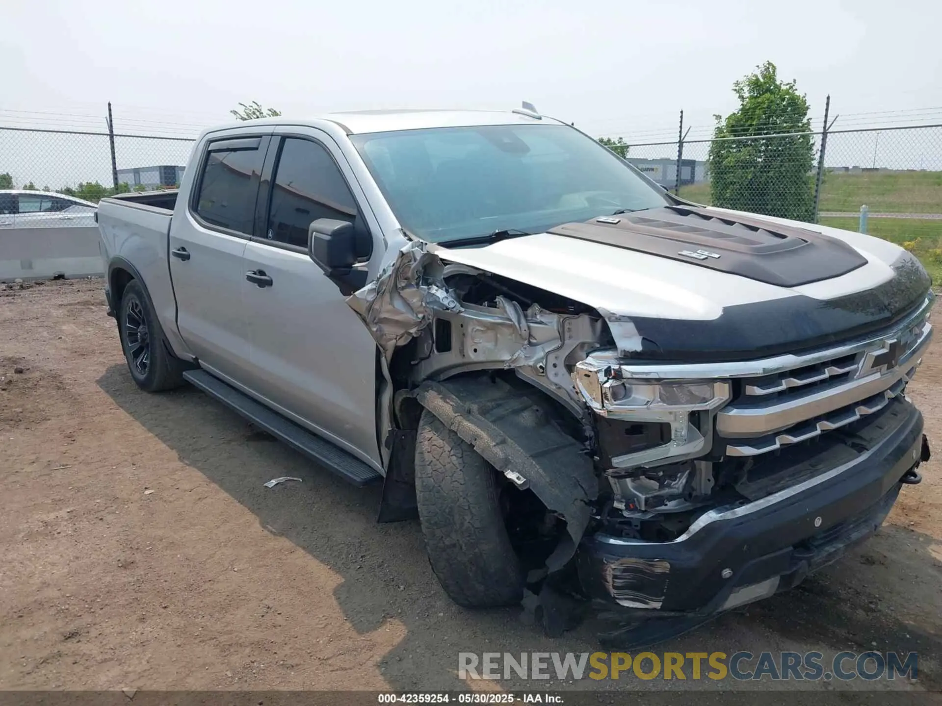 1 Photograph of a damaged car 1GCUDGED4NZ504659 CHEVROLET SILVERADO 1500 2022