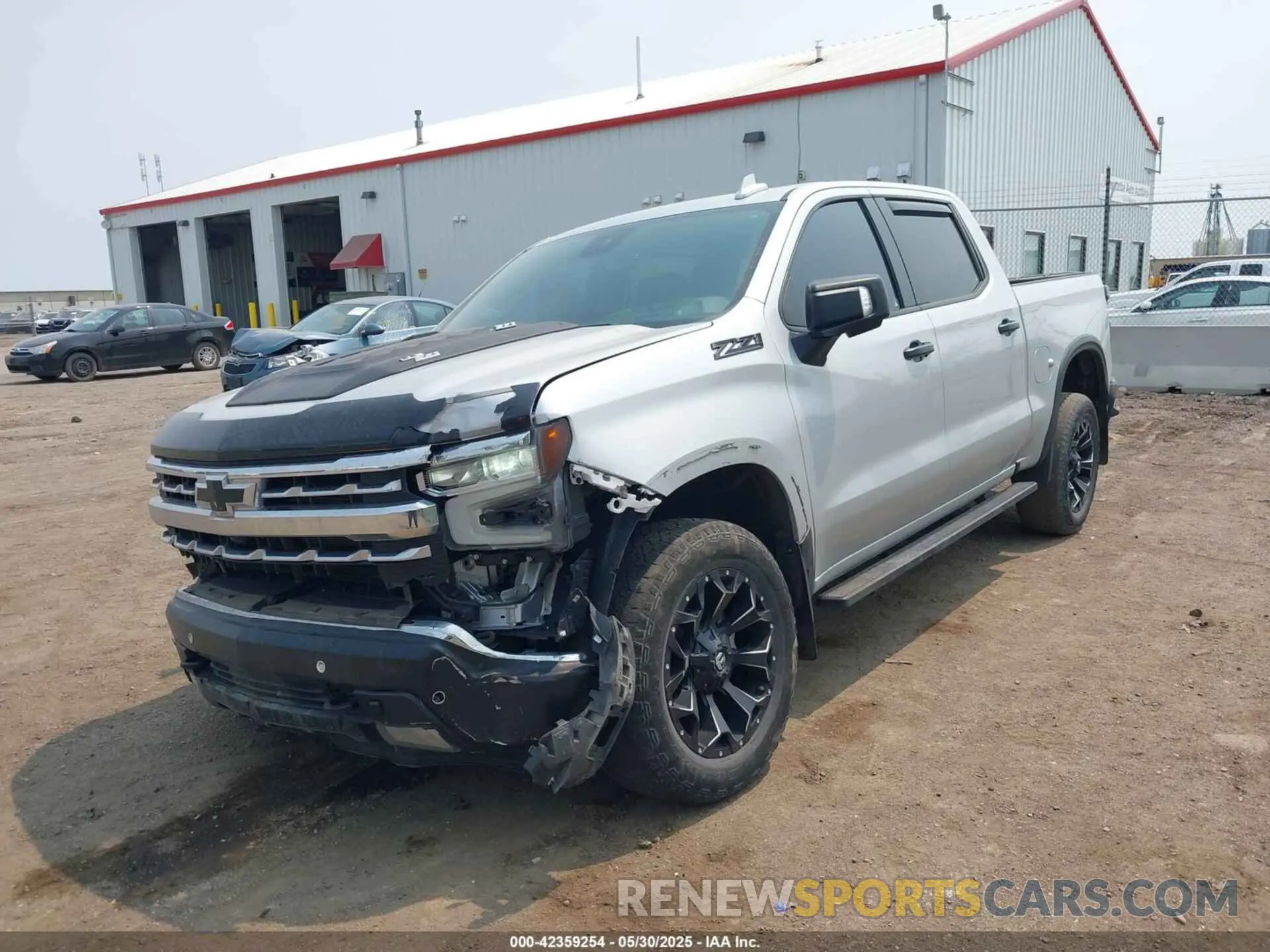 2 Photograph of a damaged car 1GCUDGED4NZ504659 CHEVROLET SILVERADO 1500 2022