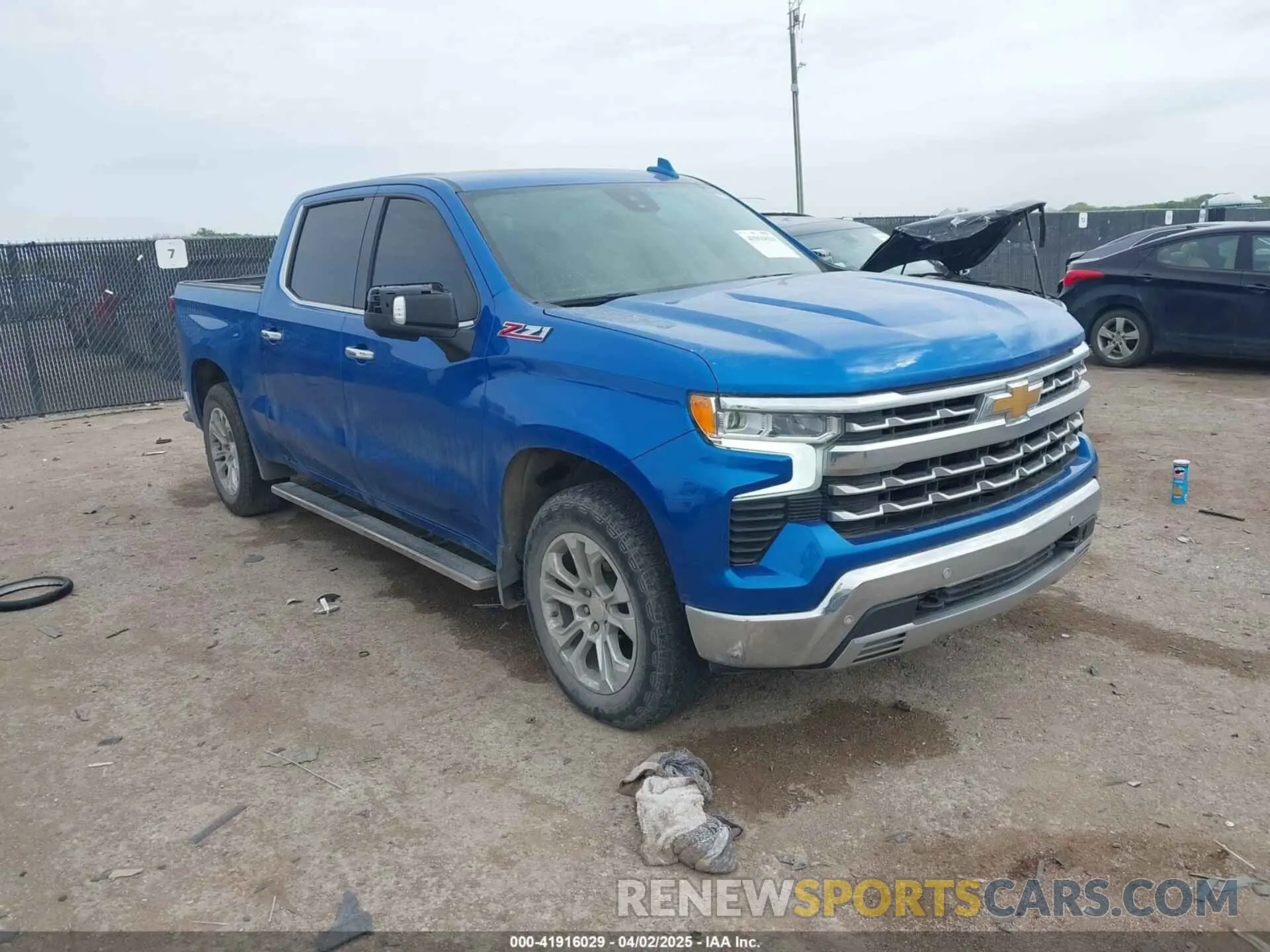1 Photograph of a damaged car 1GCUDGED6NZ534956 CHEVROLET SILVERADO 1500 2022