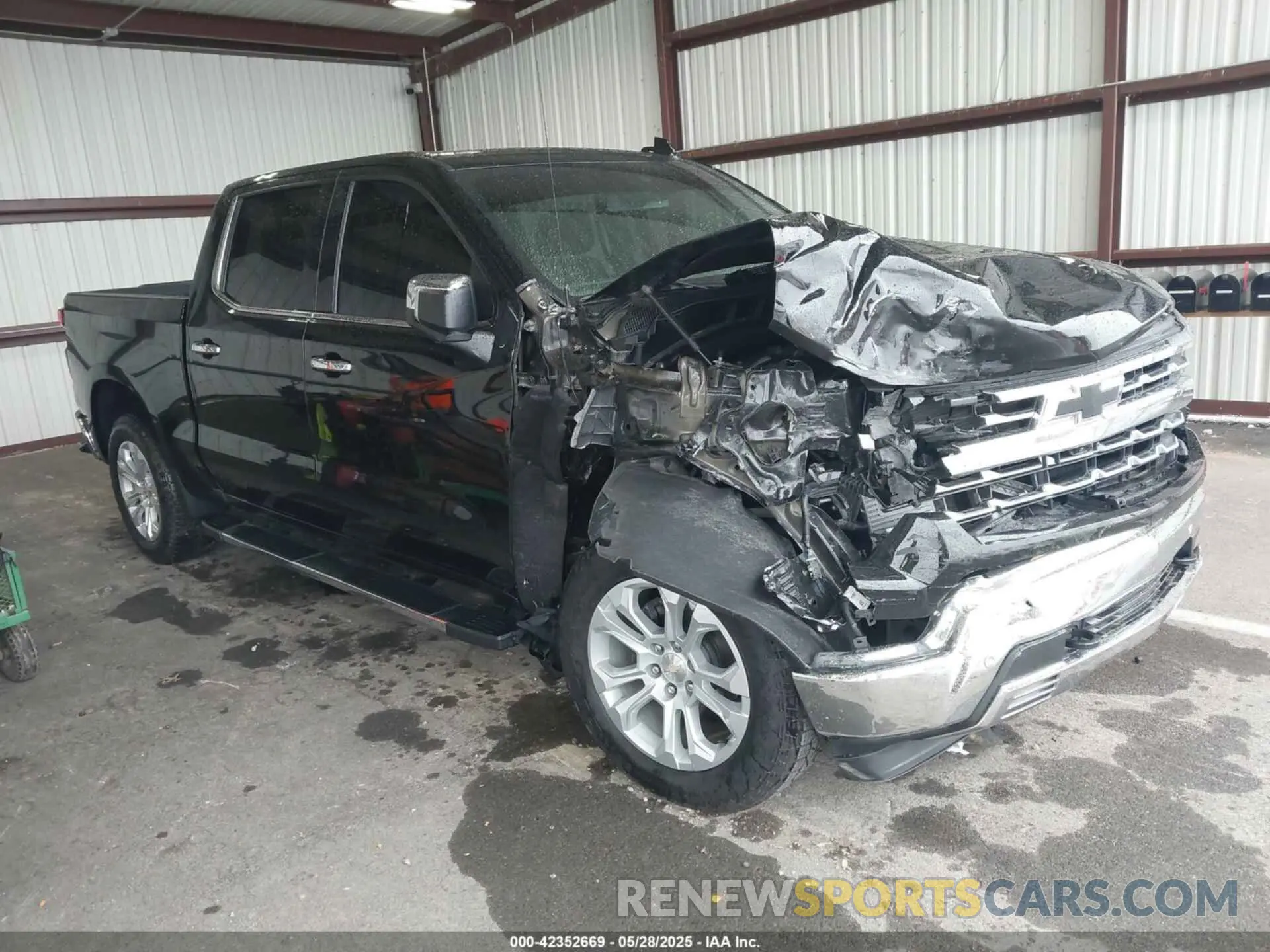 1 Photograph of a damaged car 1GCUDGED9NZ539780 CHEVROLET SILVERADO 1500 2022