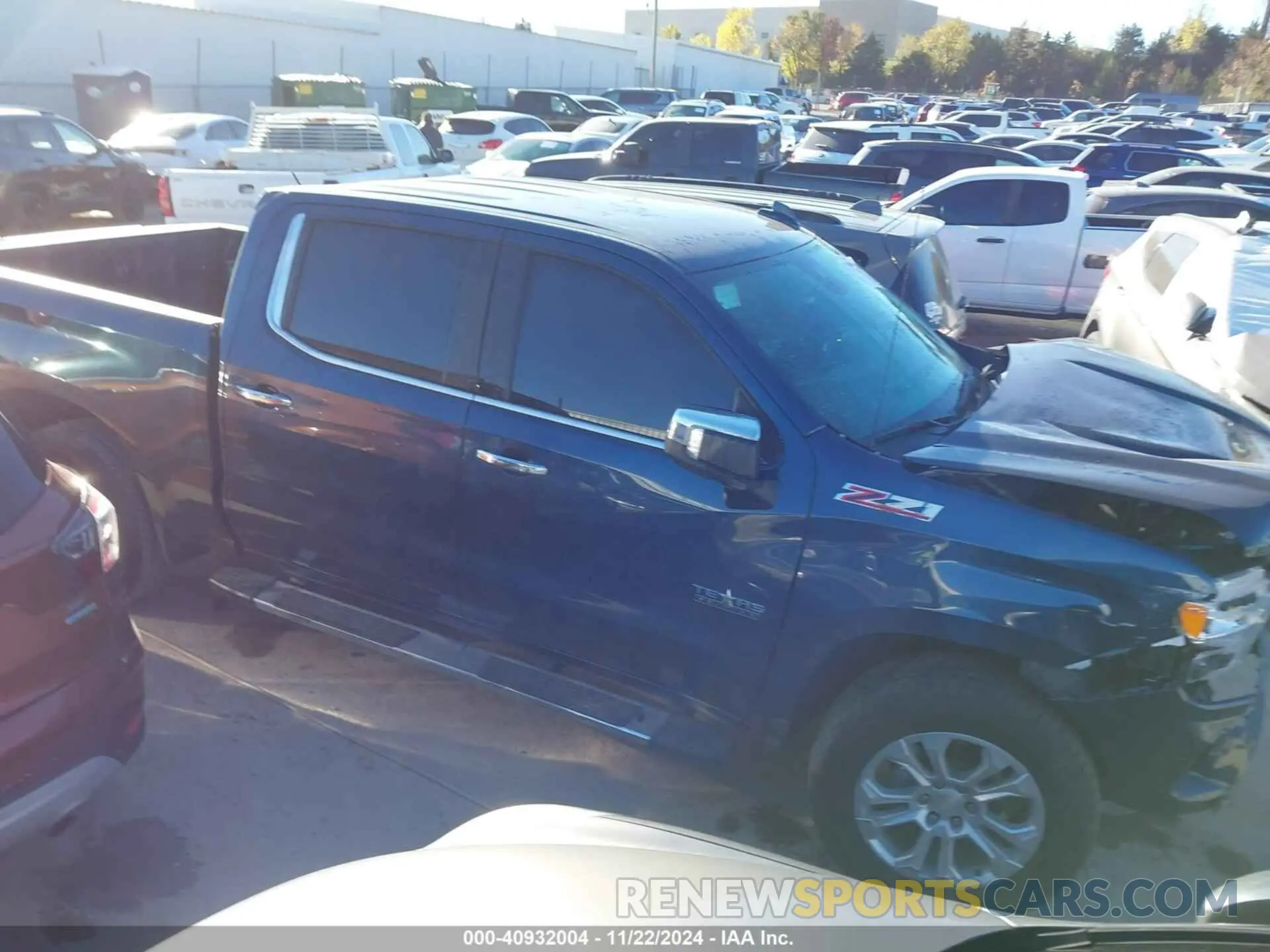 14 Photograph of a damaged car 1GCUDGEDXNZ630296 CHEVROLET SILVERADO 1500 2022