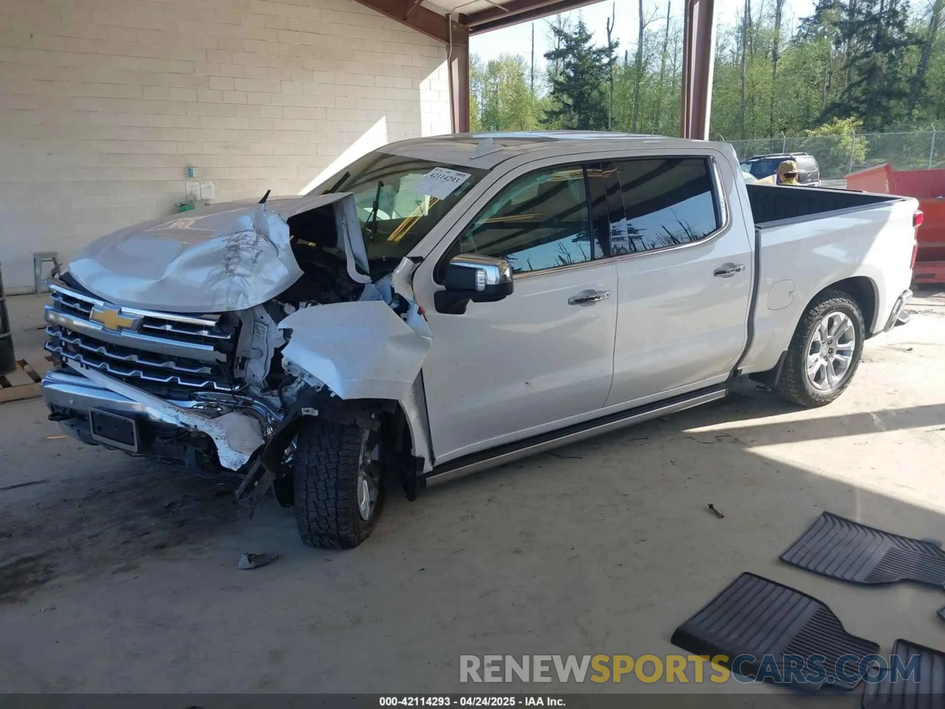 2 Photograph of a damaged car 1GCUDGEL9NZ542475 CHEVROLET SILVERADO 1500 2022