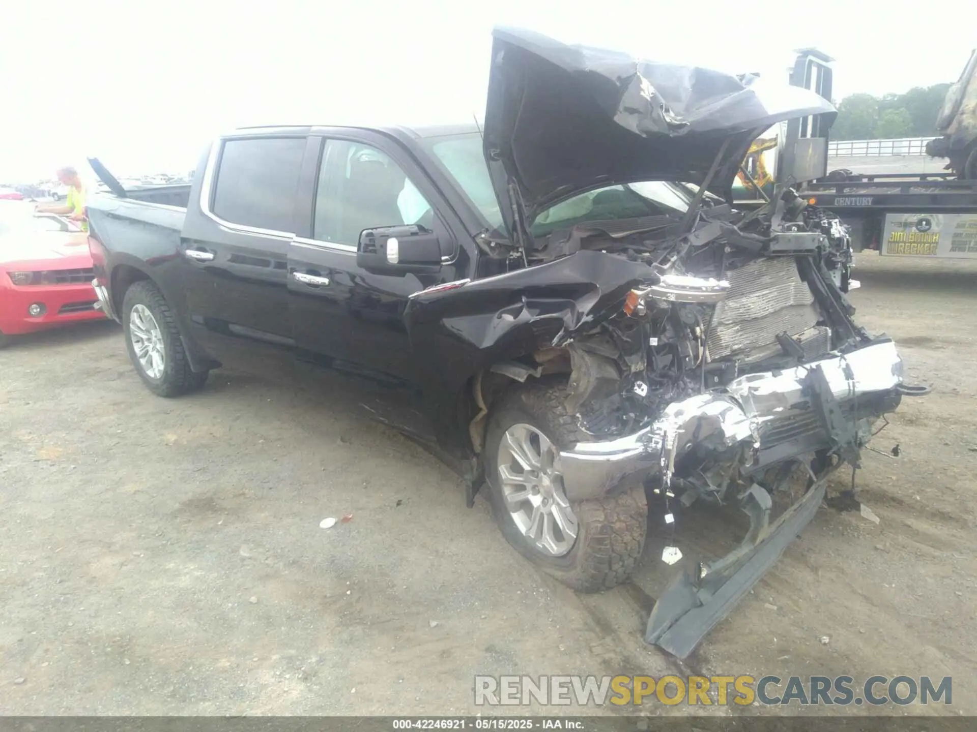 1 Photograph of a damaged car 1GCUDGET9NZ621404 CHEVROLET SILVERADO 1500 2022