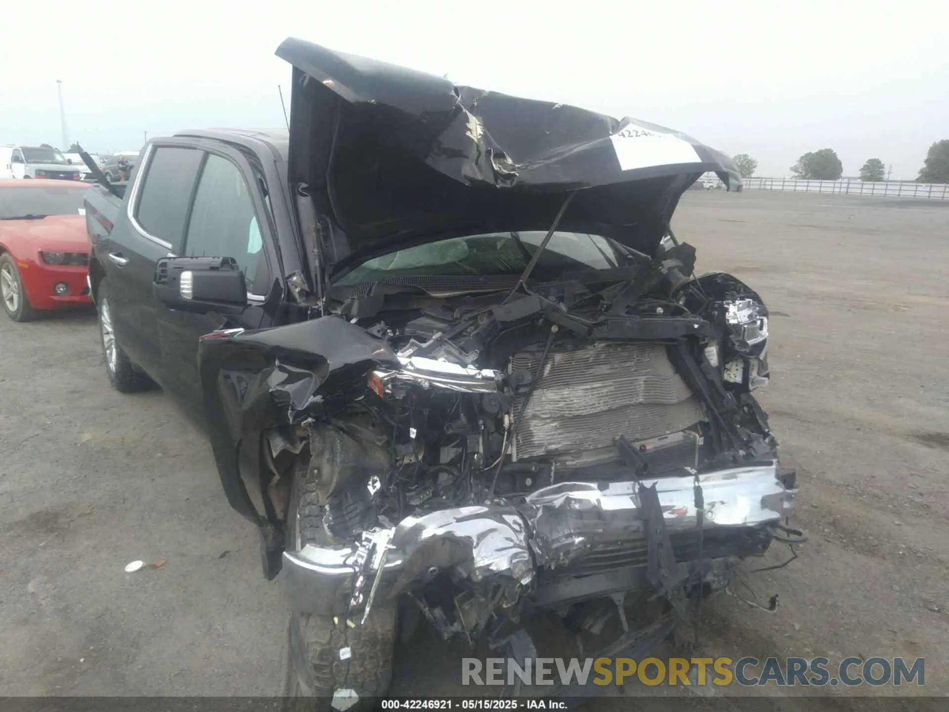 6 Photograph of a damaged car 1GCUDGET9NZ621404 CHEVROLET SILVERADO 1500 2022