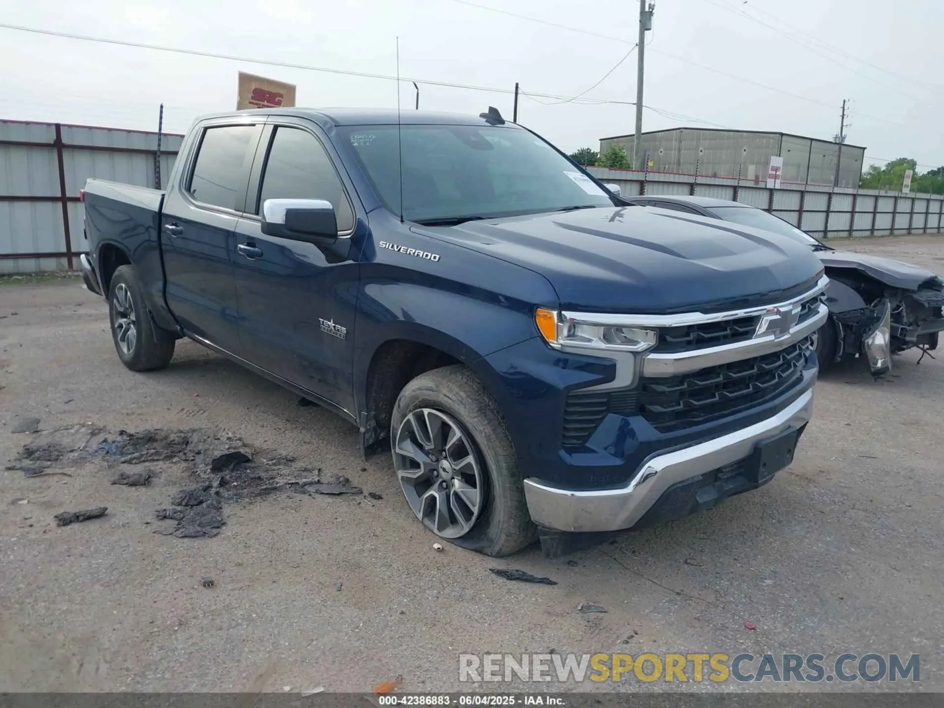 1 Photograph of a damaged car 2GCPACED5N1506069 CHEVROLET SILVERADO 1500 2022