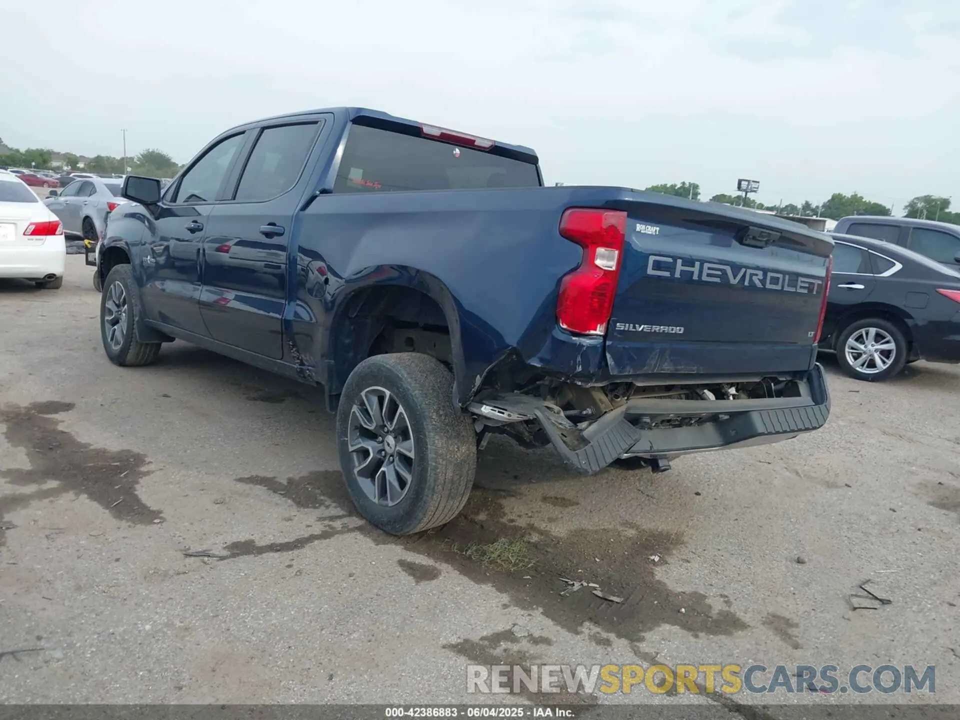 3 Photograph of a damaged car 2GCPACED5N1506069 CHEVROLET SILVERADO 1500 2022
