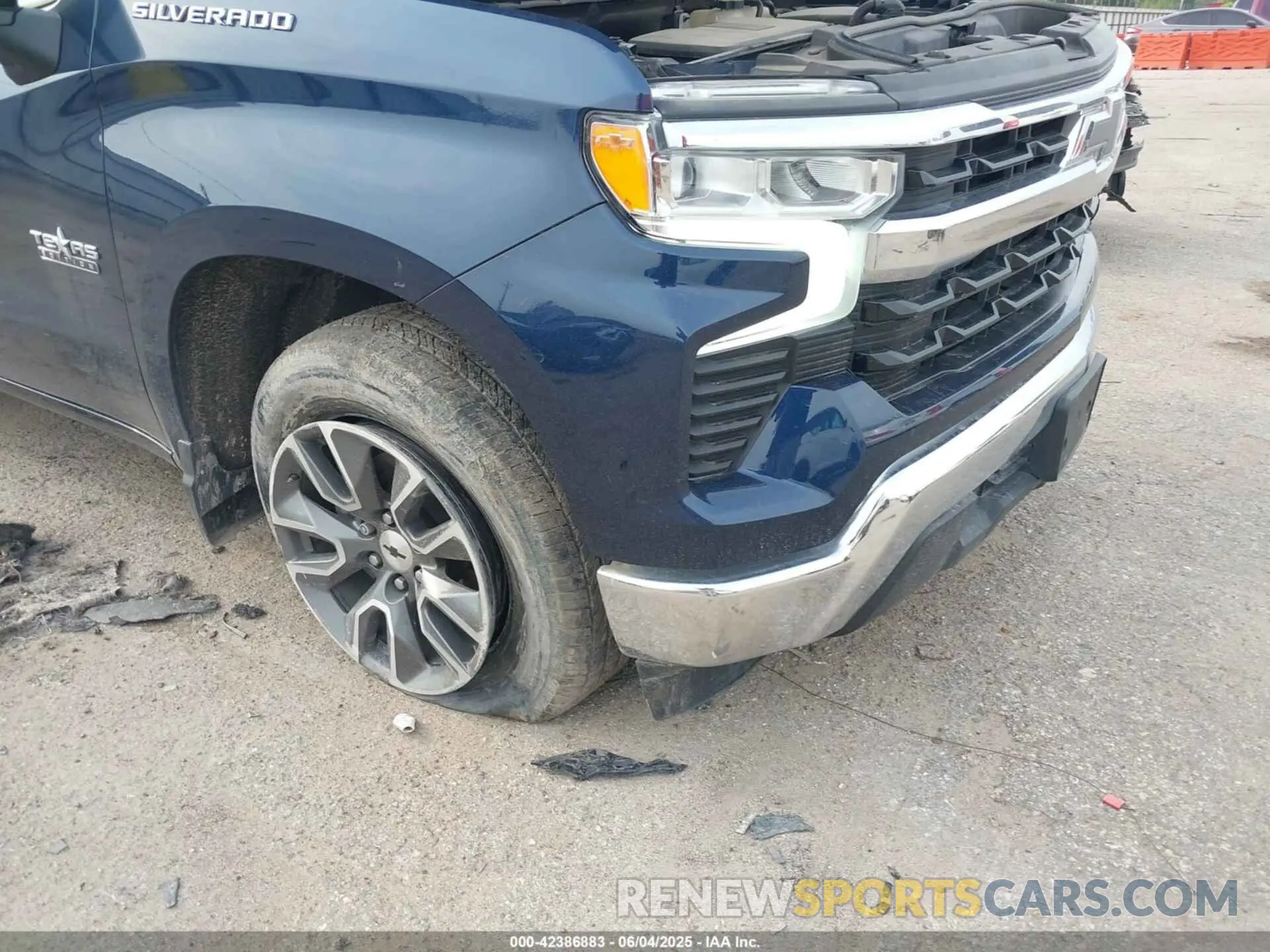 6 Photograph of a damaged car 2GCPACED5N1506069 CHEVROLET SILVERADO 1500 2022