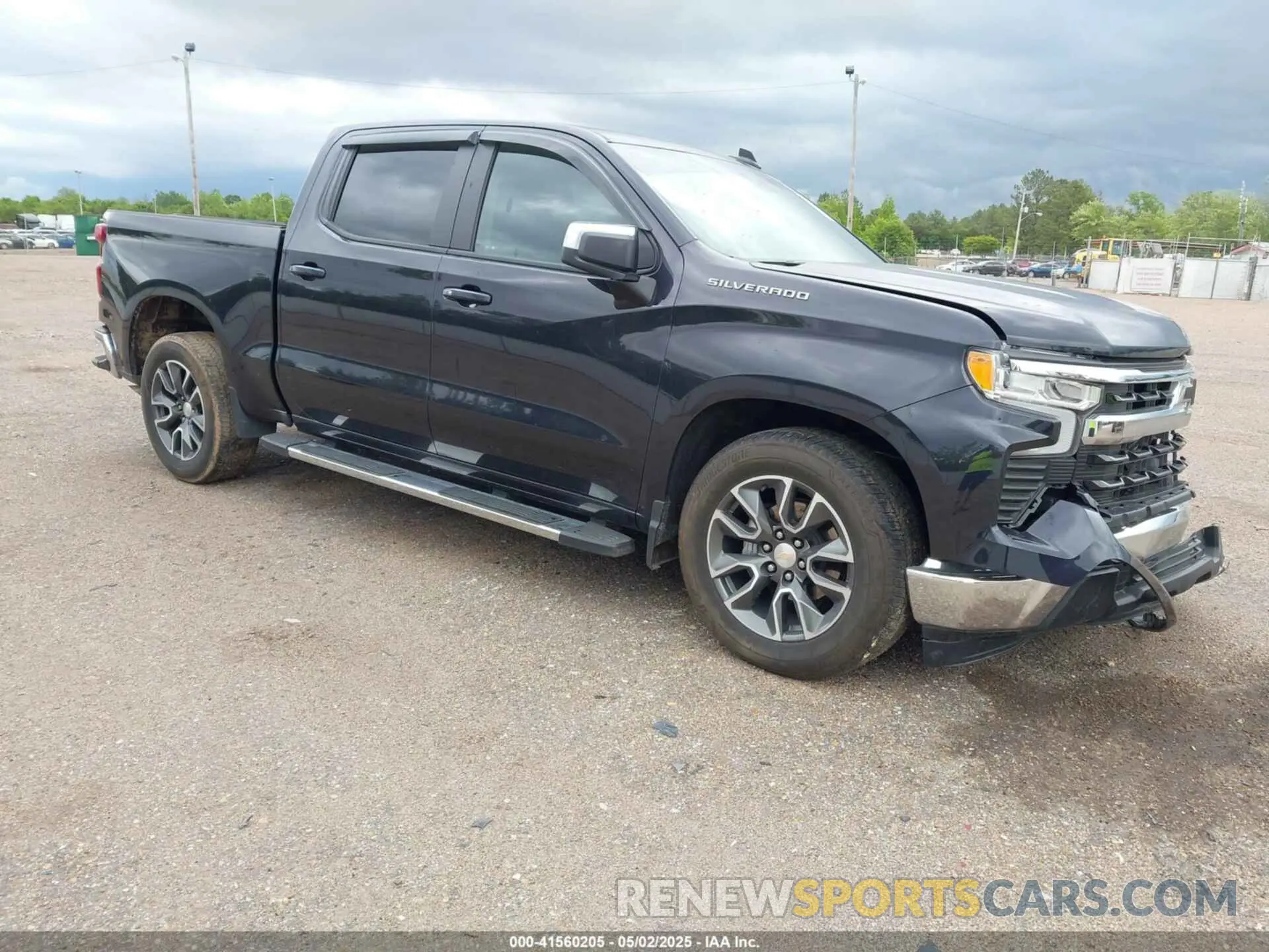 1 Photograph of a damaged car 2GCPACED6N1516884 CHEVROLET SILVERADO 1500 2022
