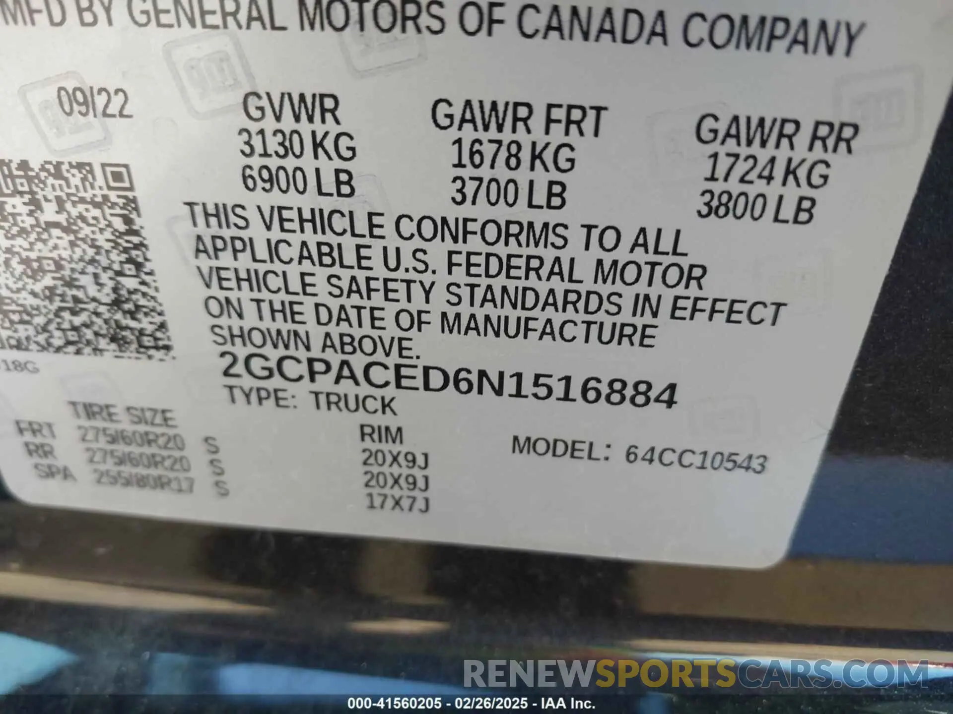 9 Photograph of a damaged car 2GCPACED6N1516884 CHEVROLET SILVERADO 1500 2022