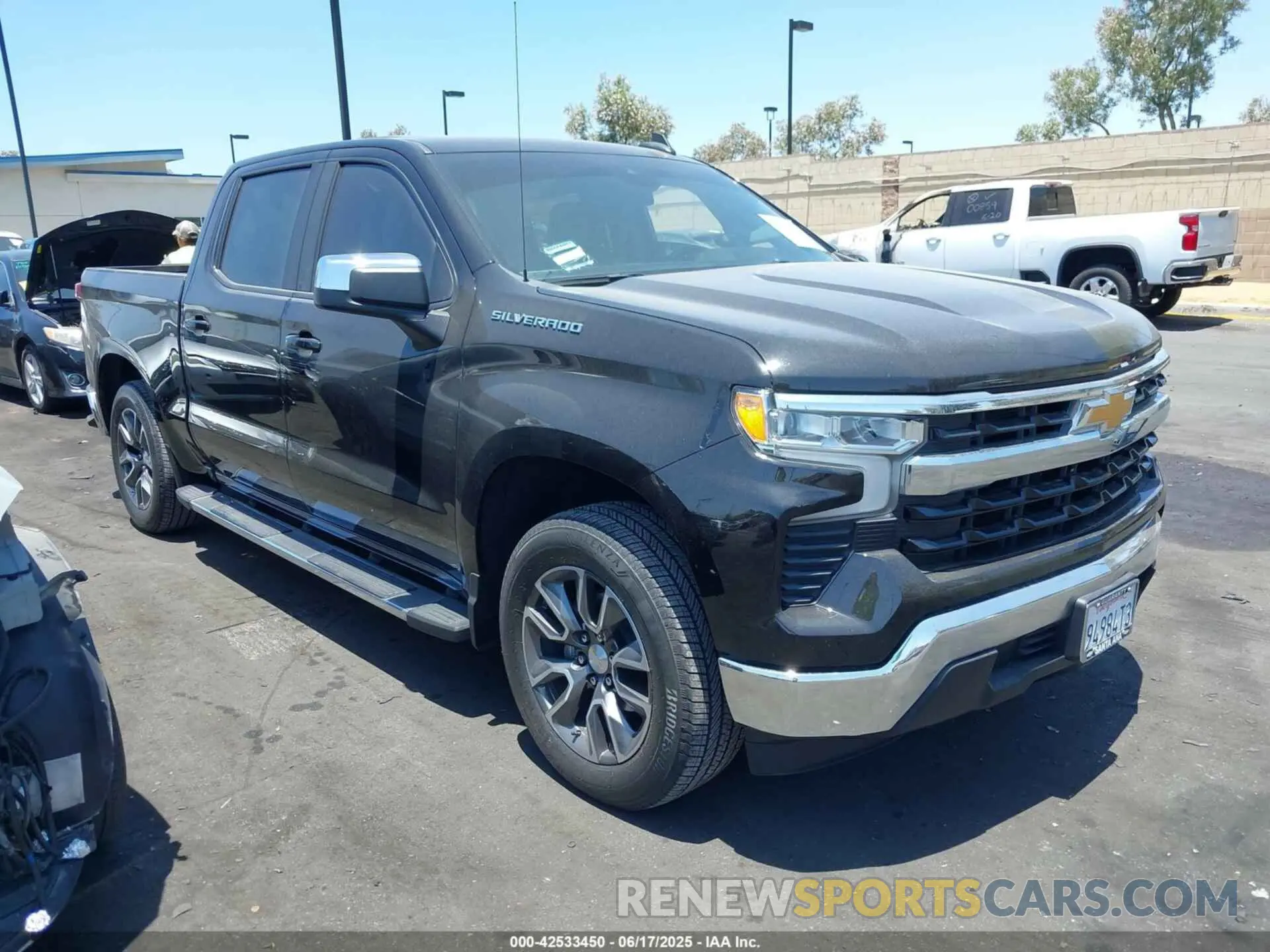 1 Photograph of a damaged car 2GCPACEDXN1510800 CHEVROLET SILVERADO 1500 2022