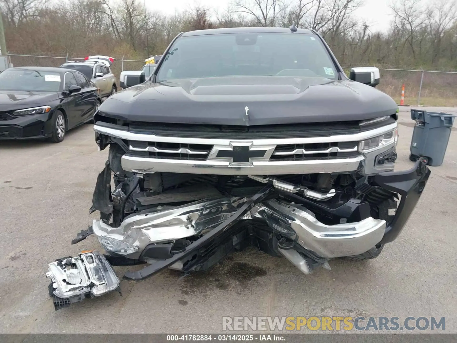 12 Photograph of a damaged car 2GCPAEED6N1510451 CHEVROLET SILVERADO 1500 2022