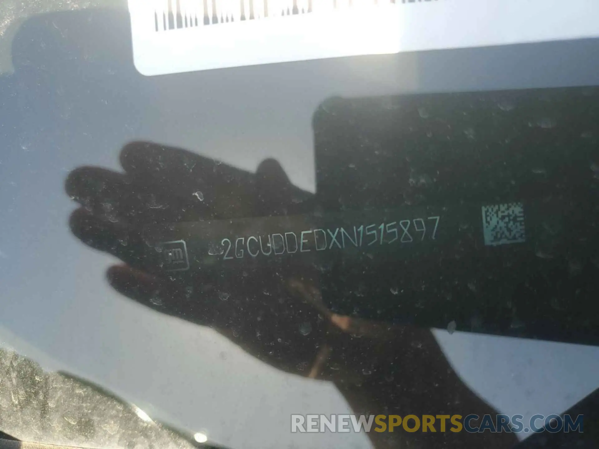 21 Photograph of a damaged car 2GCUDDEDXN1515897 CHEVROLET SILVERADO 1500 2022