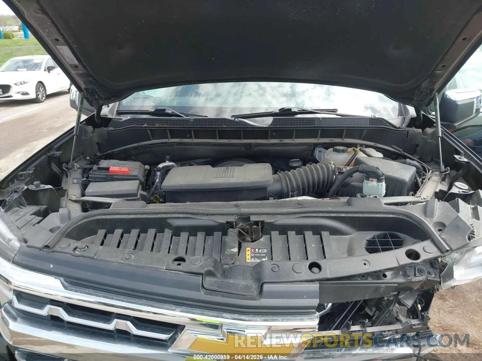 10 Photograph of a damaged car 2GCUDGED1N1518463 CHEVROLET SILVERADO 1500 2022