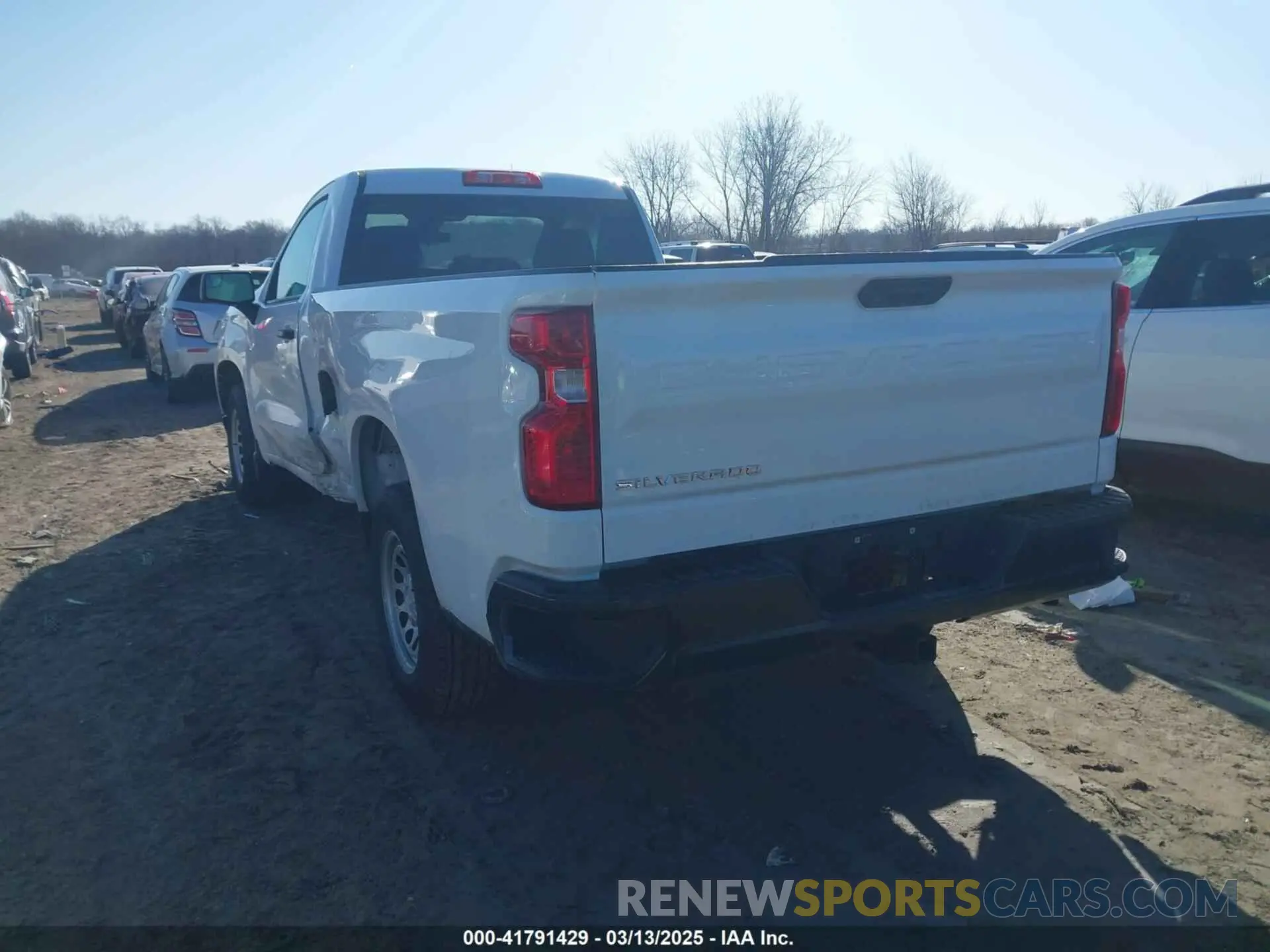 3 Photograph of a damaged car 3GCNAAEK4NG506033 CHEVROLET SILVERADO 1500 2022