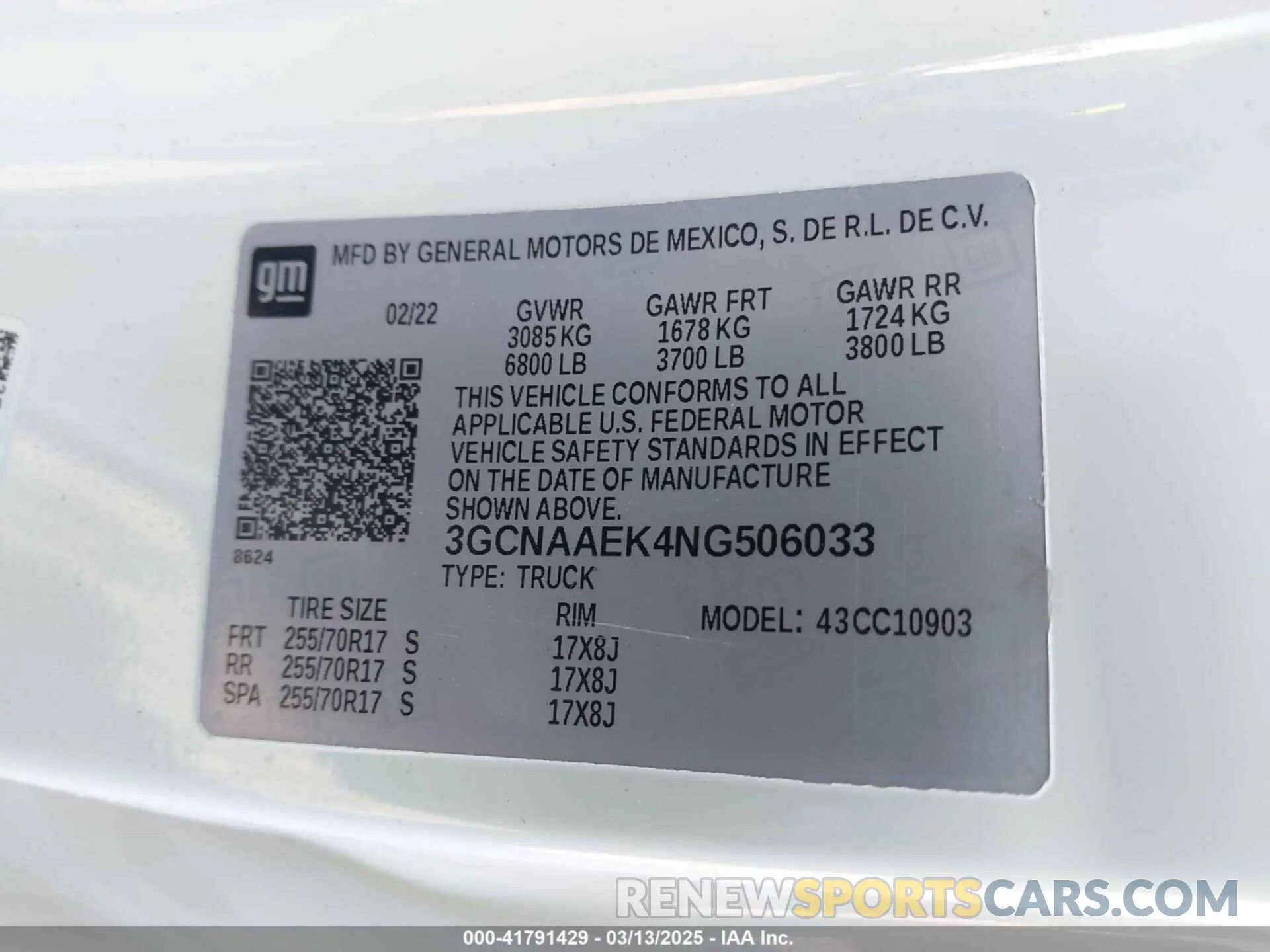 9 Photograph of a damaged car 3GCNAAEK4NG506033 CHEVROLET SILVERADO 1500 2022