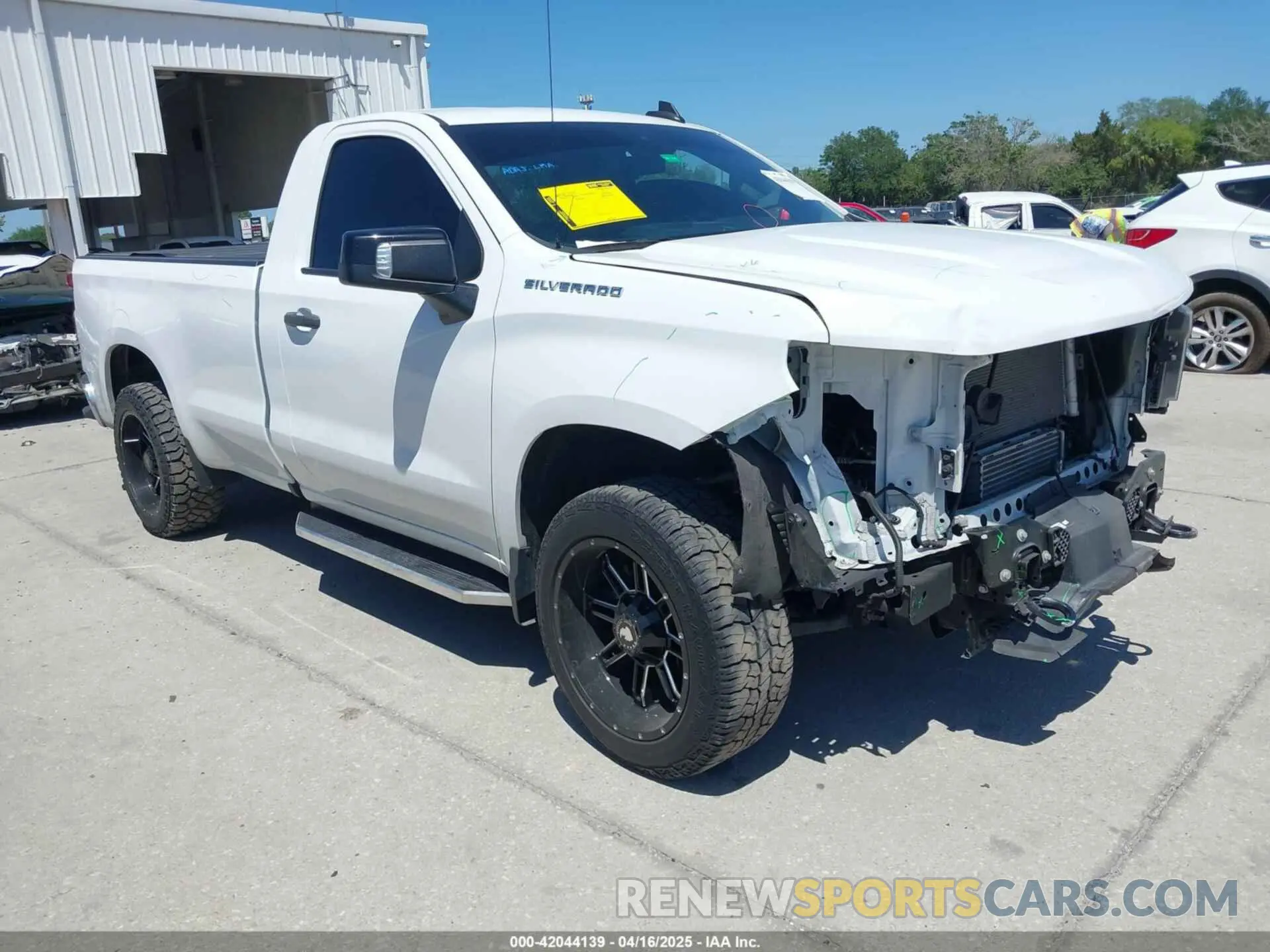 1 Photograph of a damaged car 3GCNAAEK6NG566881 CHEVROLET SILVERADO 1500 2022