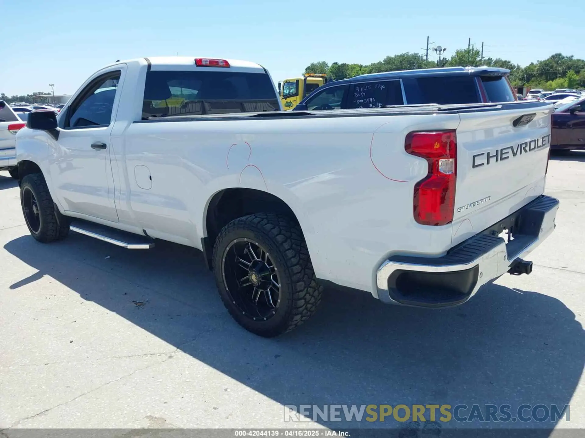3 Photograph of a damaged car 3GCNAAEK6NG566881 CHEVROLET SILVERADO 1500 2022