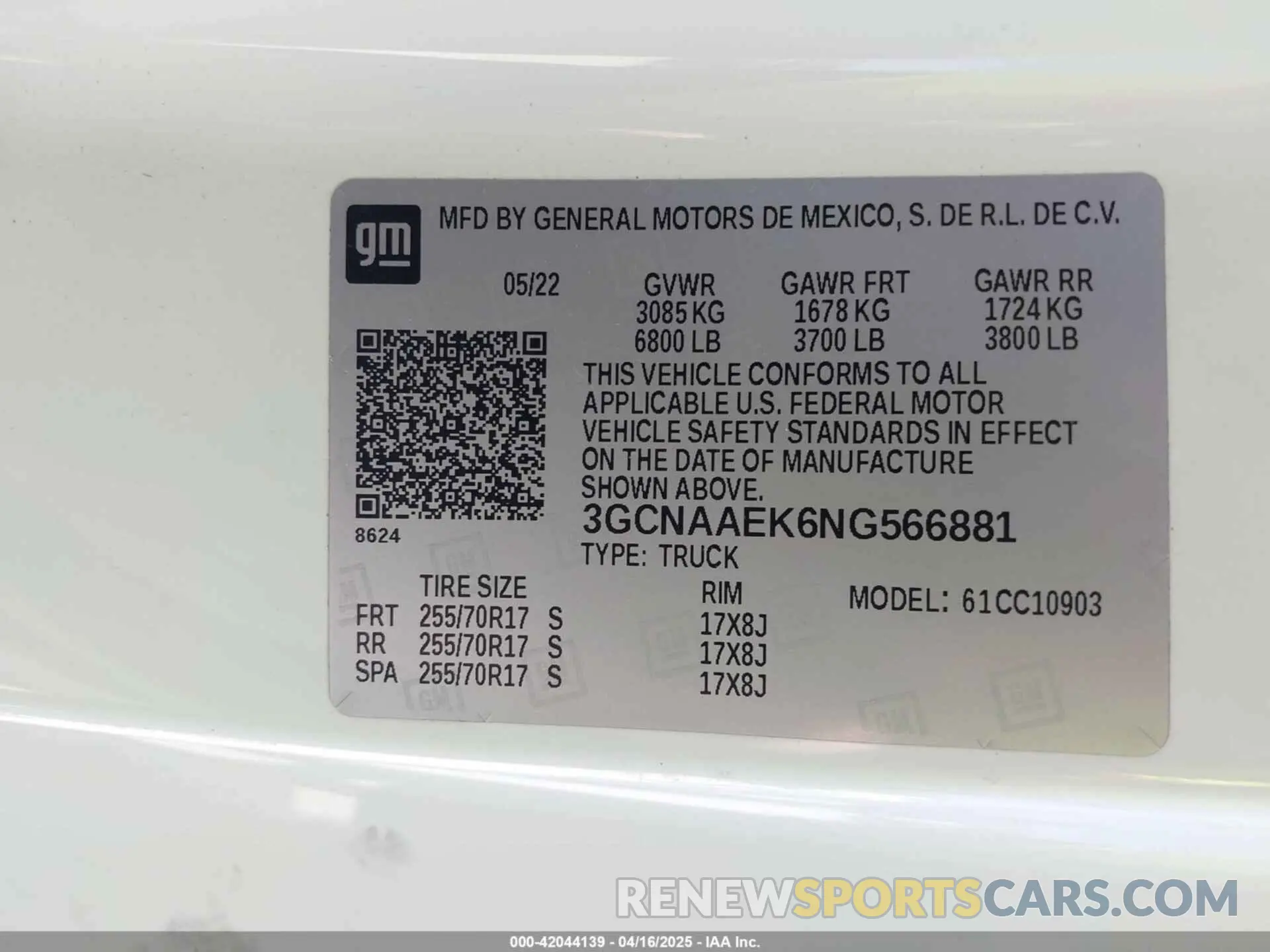 9 Photograph of a damaged car 3GCNAAEK6NG566881 CHEVROLET SILVERADO 1500 2022