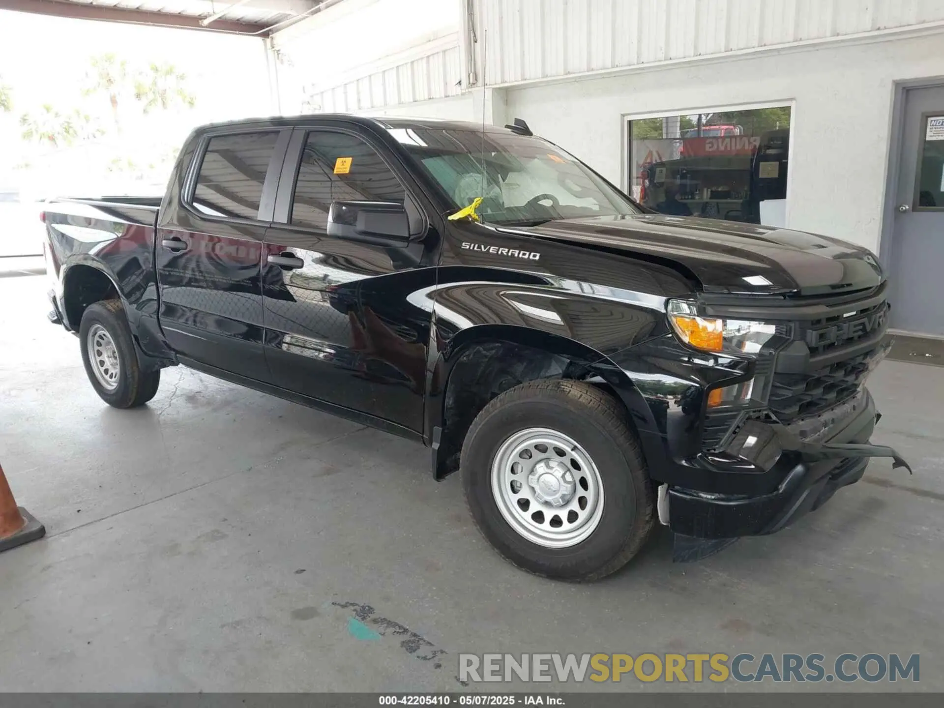 1 Photograph of a damaged car 3GCPAAEK8NG605513 CHEVROLET SILVERADO 1500 2022