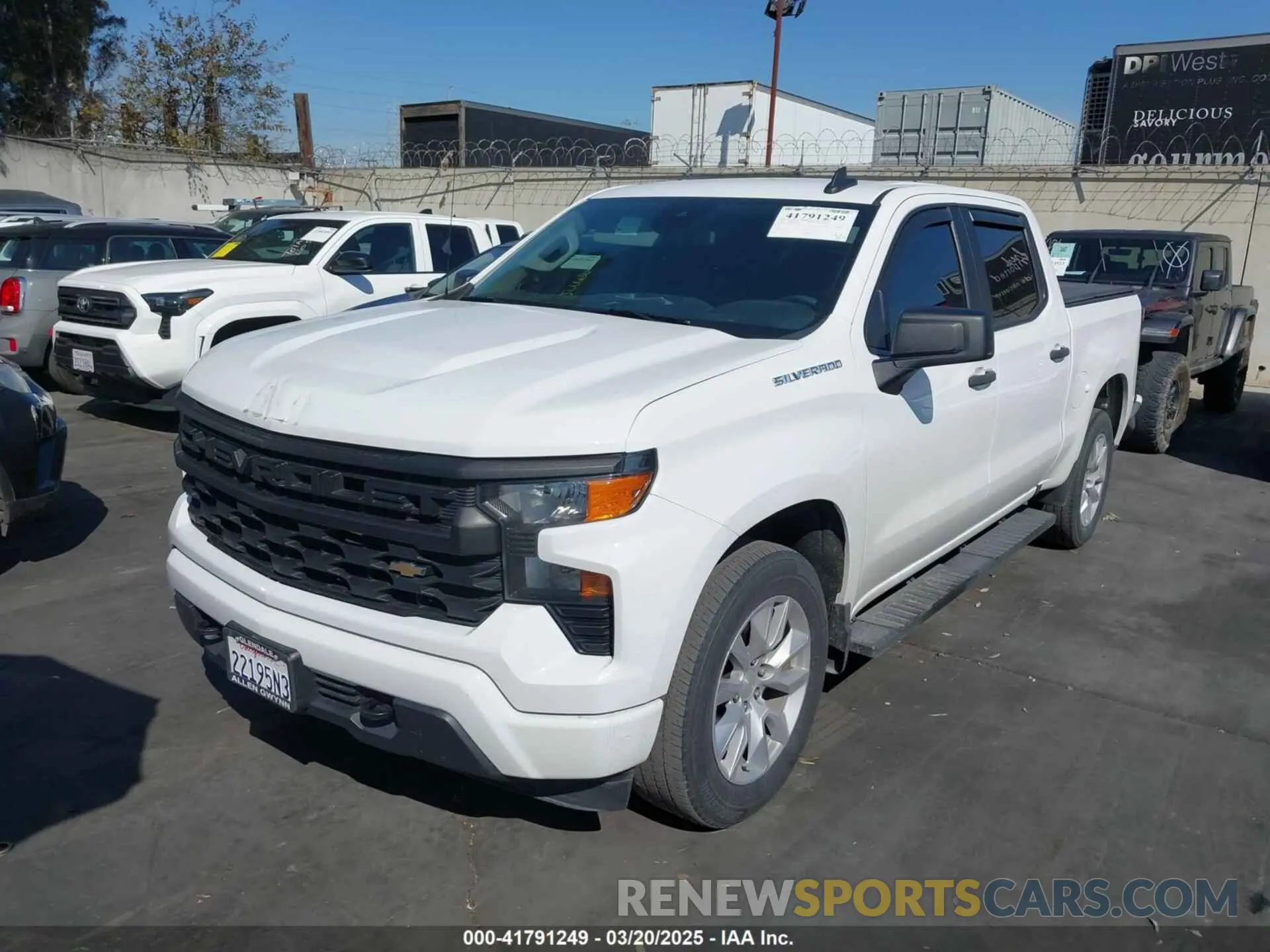 2 Photograph of a damaged car 3GCPABEK0NG513768 CHEVROLET SILVERADO 1500 2022