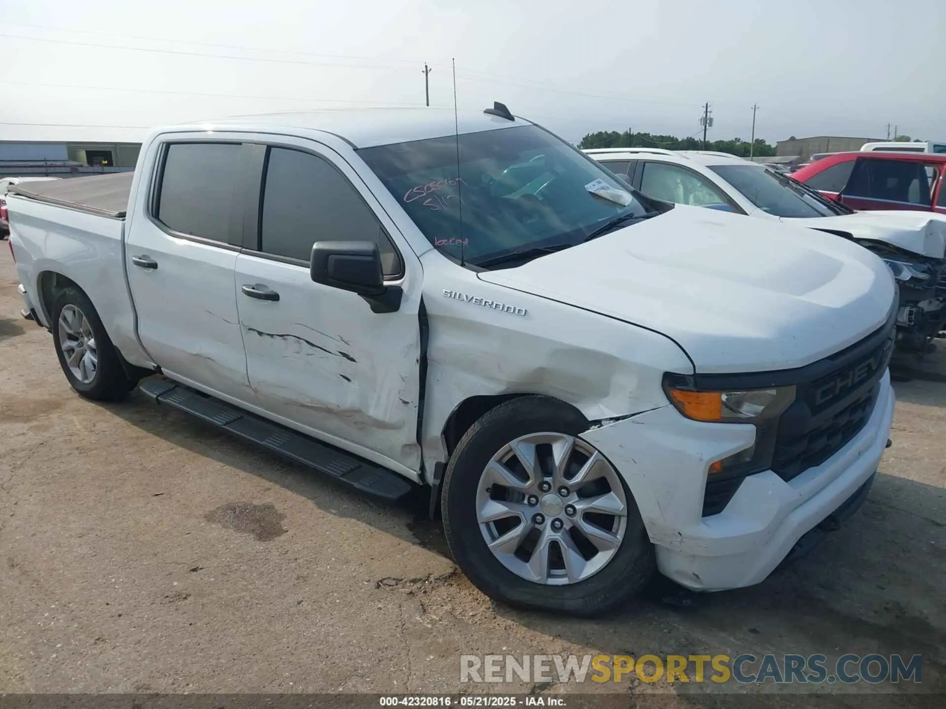 1 Photograph of a damaged car 3GCPABEK1NG535102 CHEVROLET SILVERADO 1500 2022