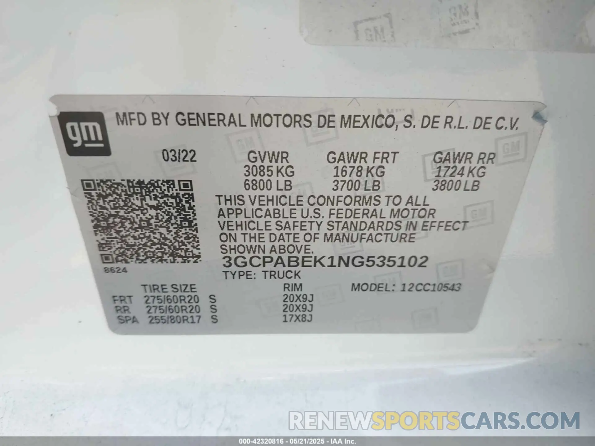 9 Photograph of a damaged car 3GCPABEK1NG535102 CHEVROLET SILVERADO 1500 2022