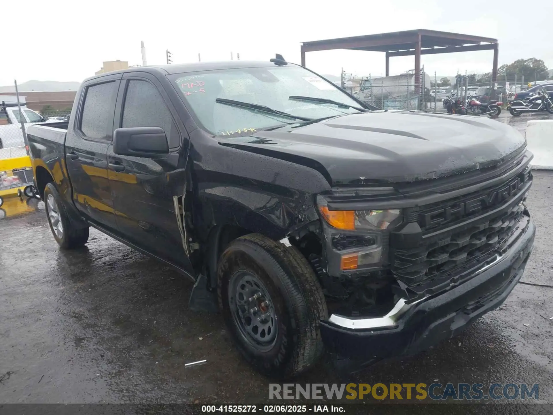 1 Photograph of a damaged car 3GCPABEK3NG513246 CHEVROLET SILVERADO 1500 2022