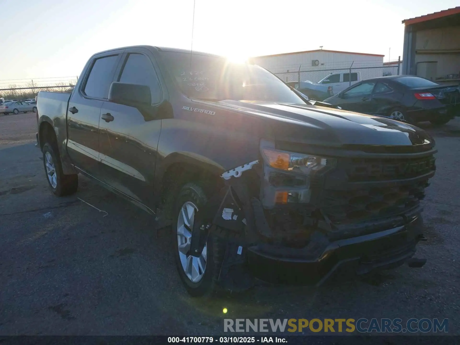 1 Photograph of a damaged car 3GCPABEK4NG512462 CHEVROLET SILVERADO 1500 2022
