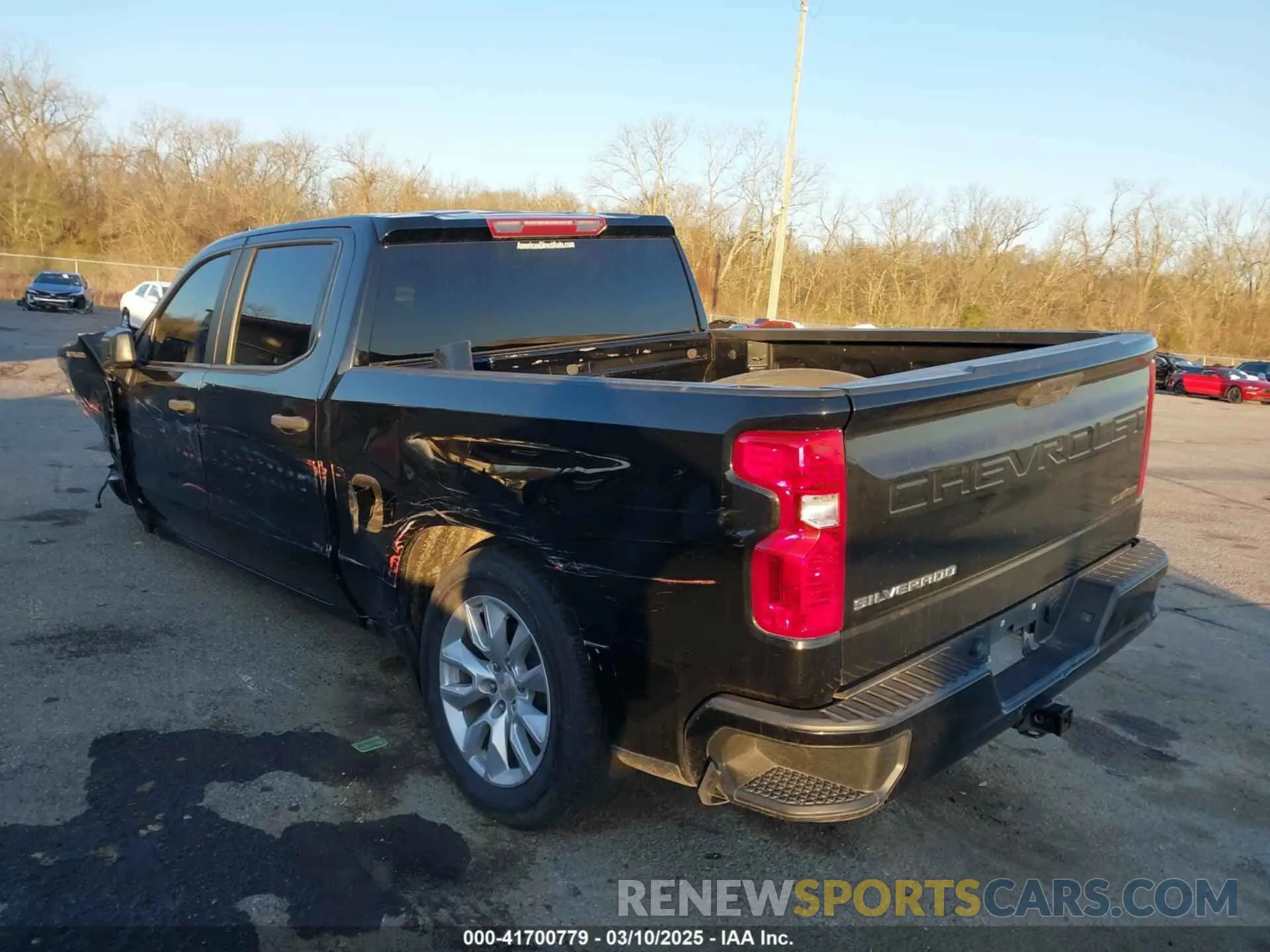 3 Photograph of a damaged car 3GCPABEK4NG512462 CHEVROLET SILVERADO 1500 2022