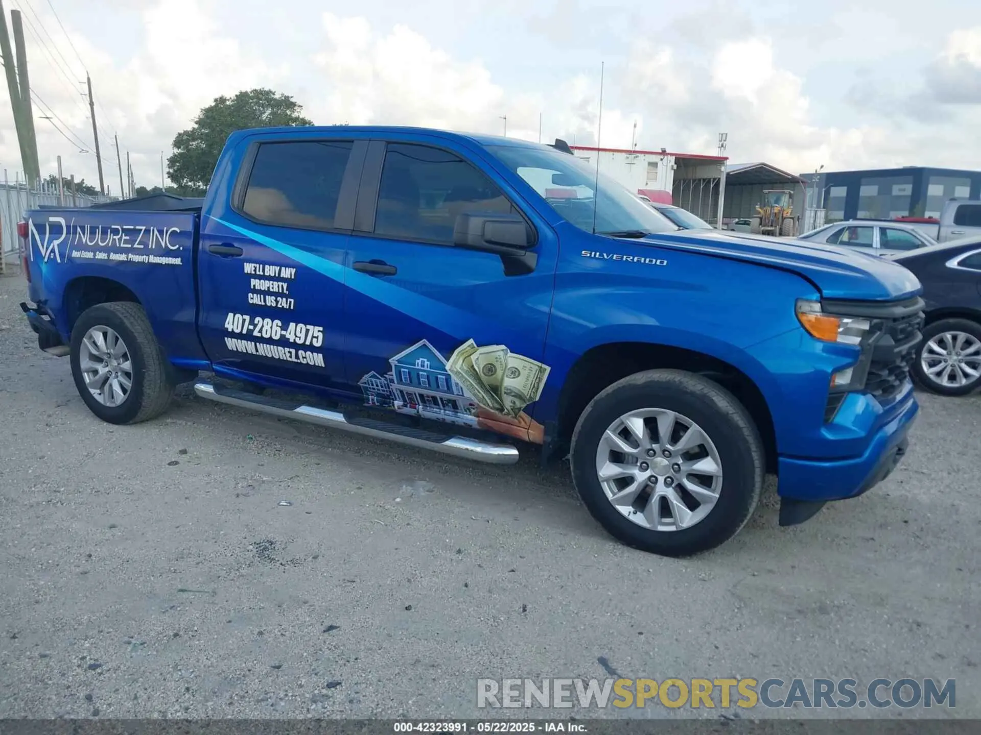 1 Photograph of a damaged car 3GCPABEK6NG538545 CHEVROLET SILVERADO 1500 2022