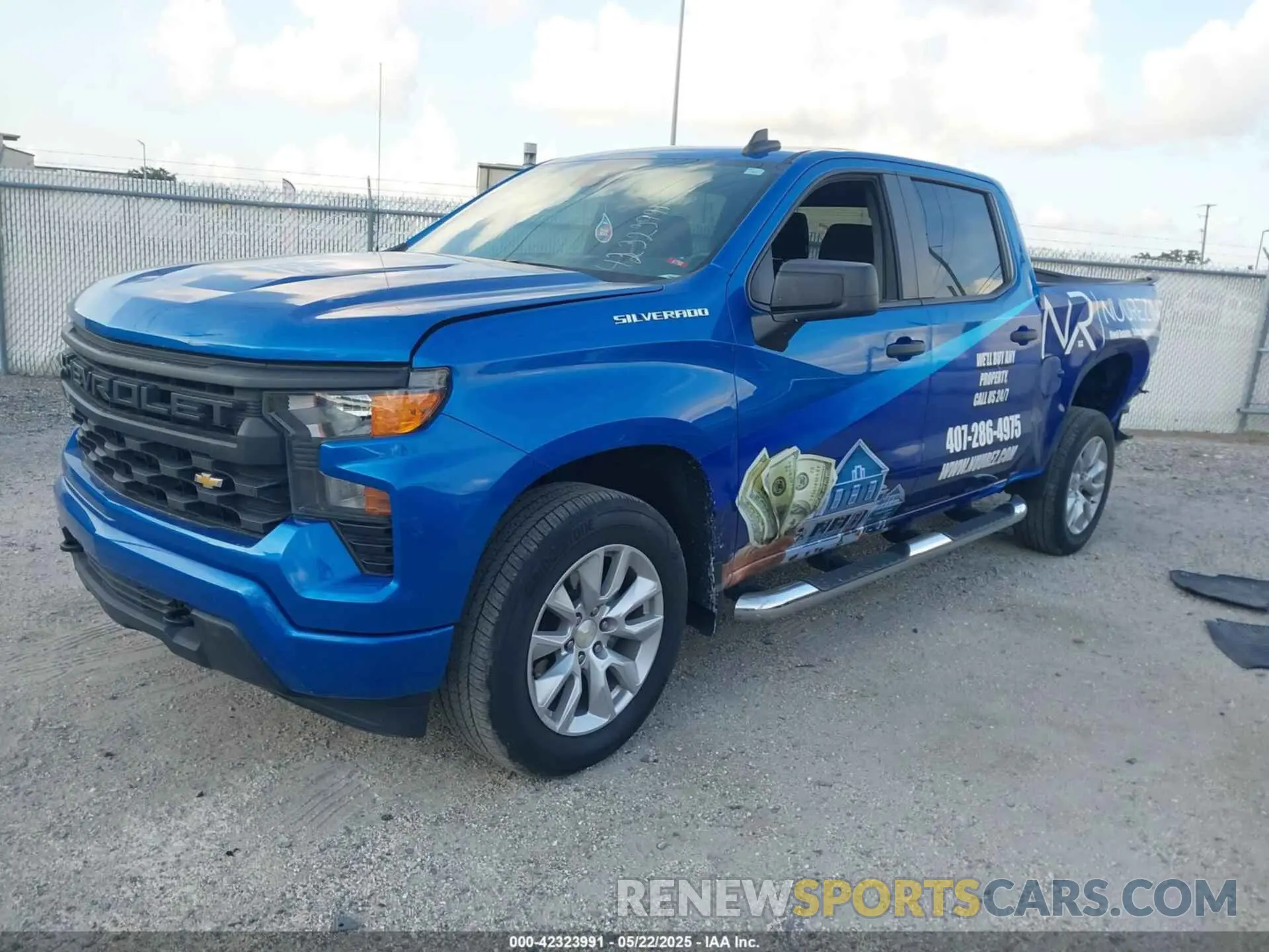2 Photograph of a damaged car 3GCPABEK6NG538545 CHEVROLET SILVERADO 1500 2022