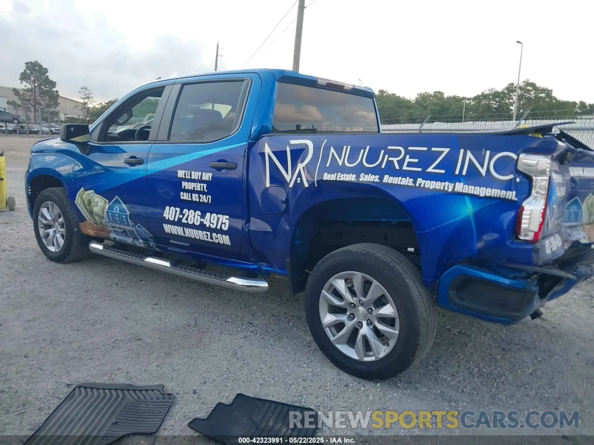 3 Photograph of a damaged car 3GCPABEK6NG538545 CHEVROLET SILVERADO 1500 2022