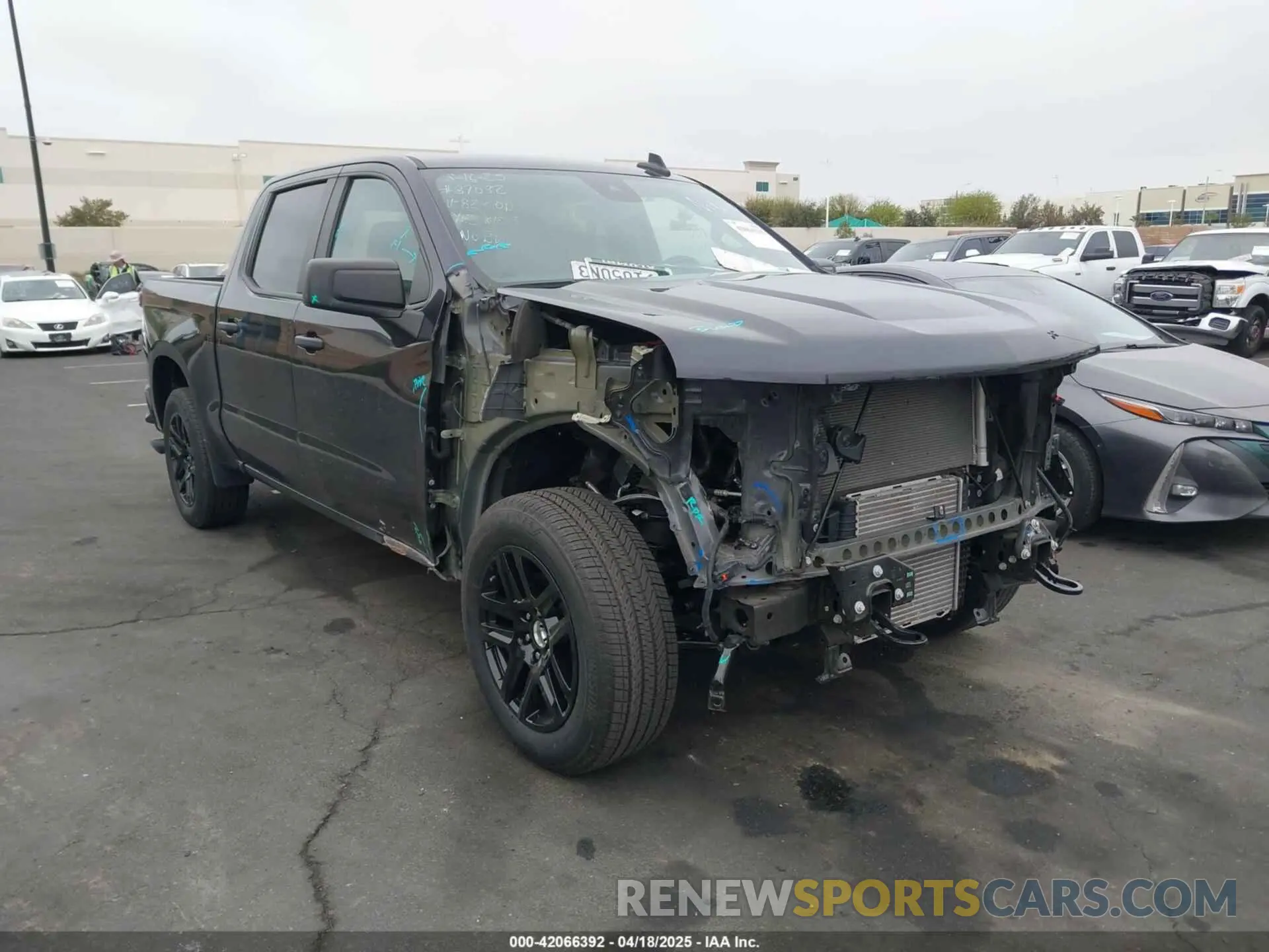 14 Photograph of a damaged car 3GCPABEK6NG640508 CHEVROLET SILVERADO 1500 2022