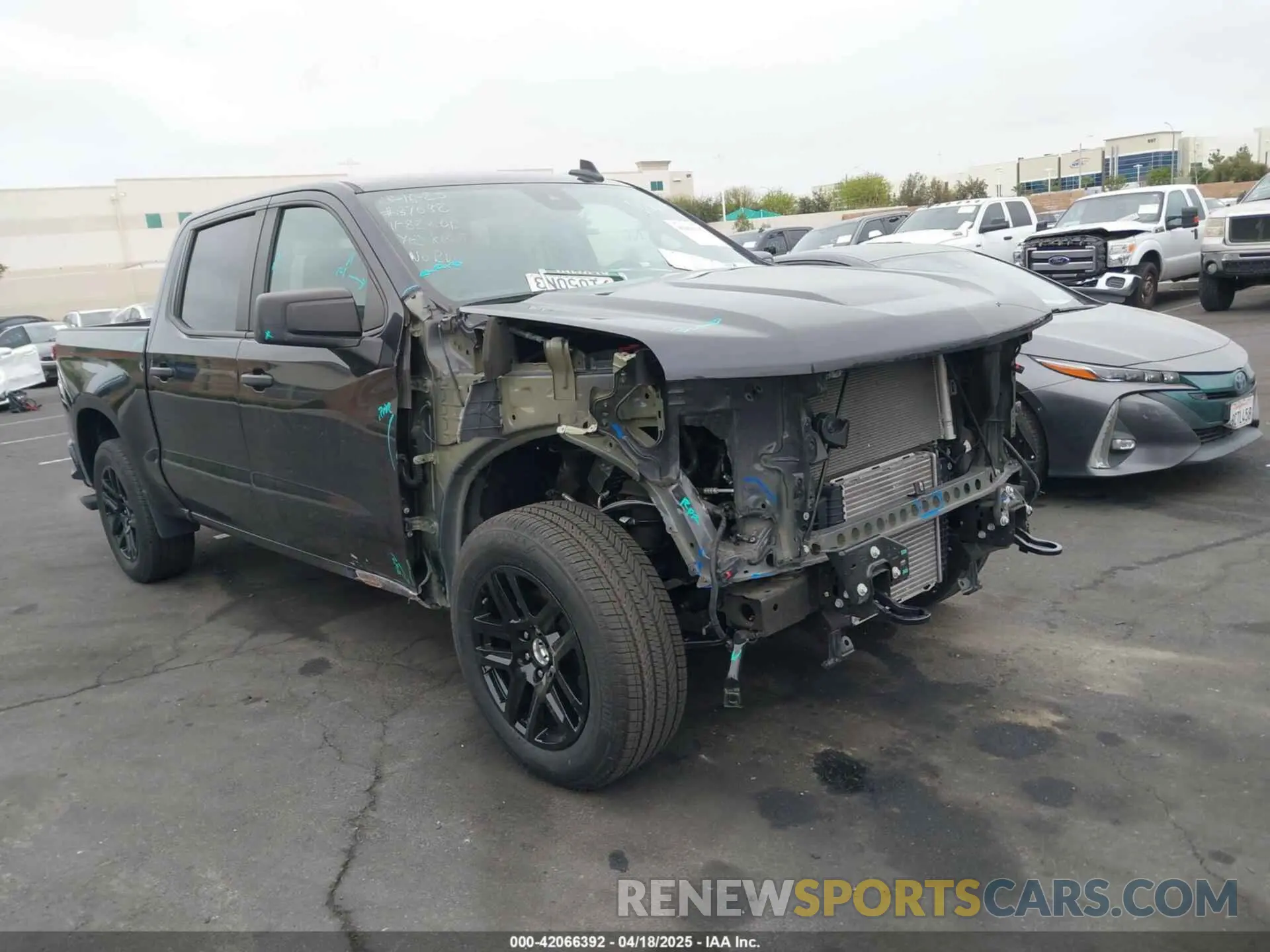 6 Photograph of a damaged car 3GCPABEK6NG640508 CHEVROLET SILVERADO 1500 2022