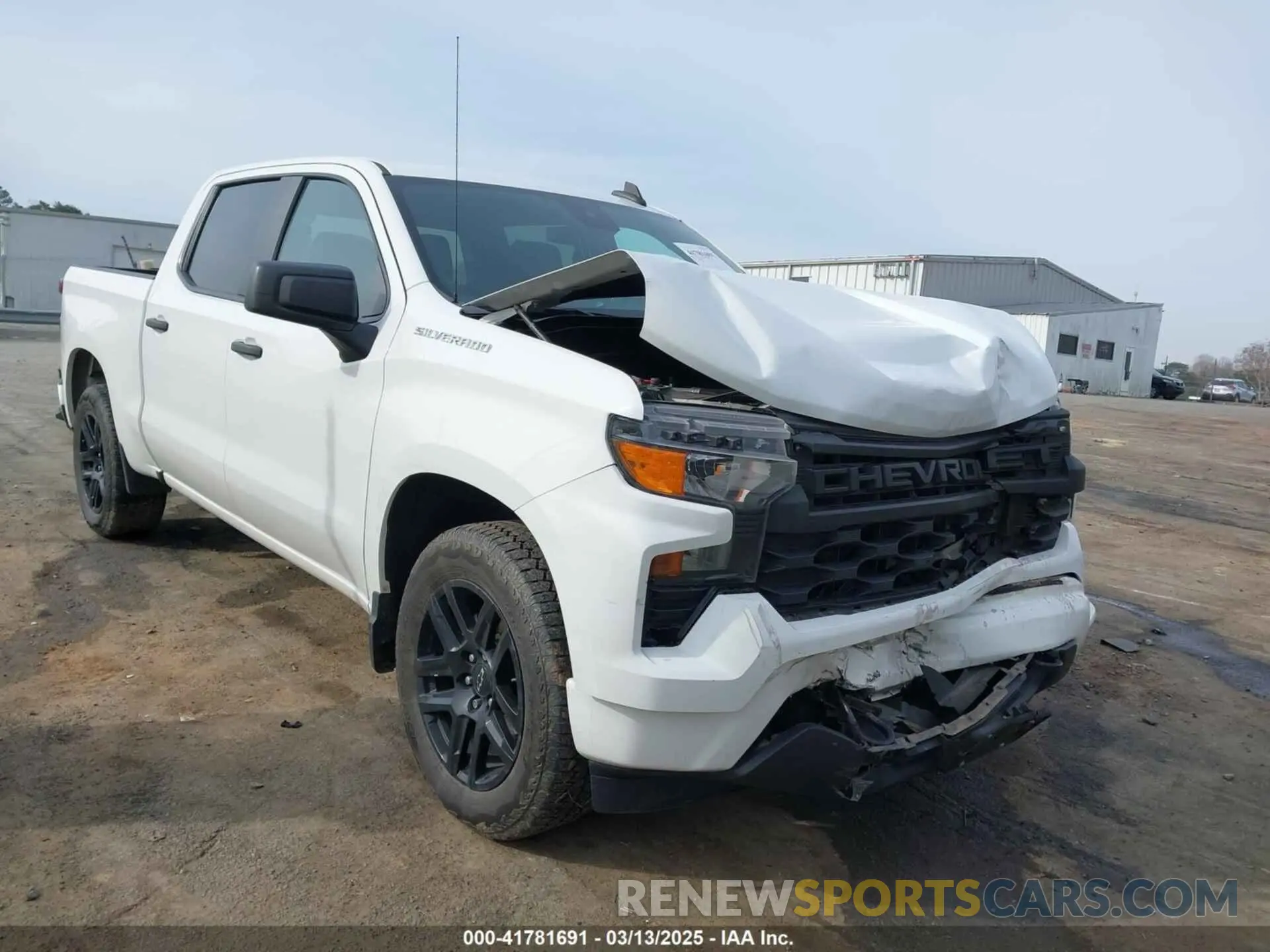 1 Photograph of a damaged car 3GCPABEK8NG528809 CHEVROLET SILVERADO 1500 2022