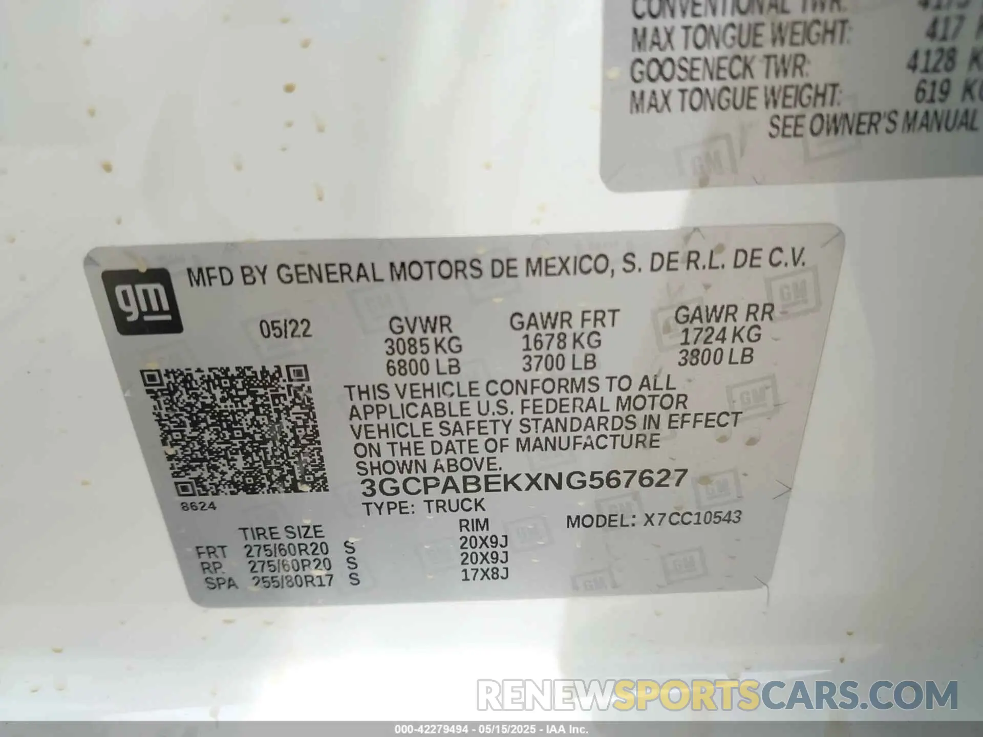 9 Photograph of a damaged car 3GCPABEKXNG567627 CHEVROLET SILVERADO 1500 2022