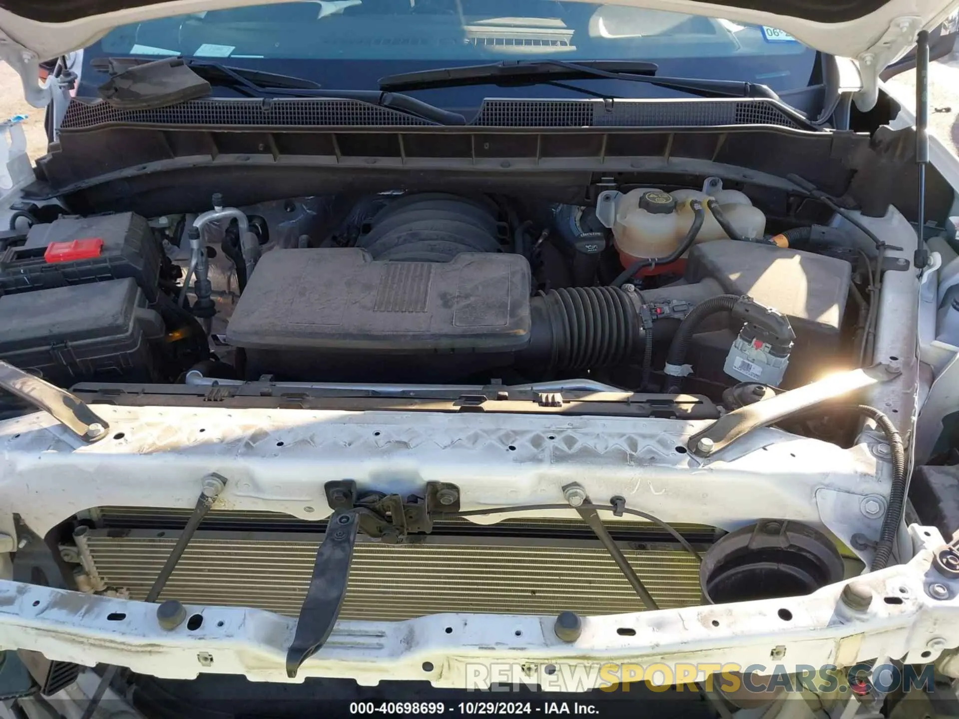 10 Photograph of a damaged car 3GCPACED9NG566847 CHEVROLET SILVERADO 1500 2022