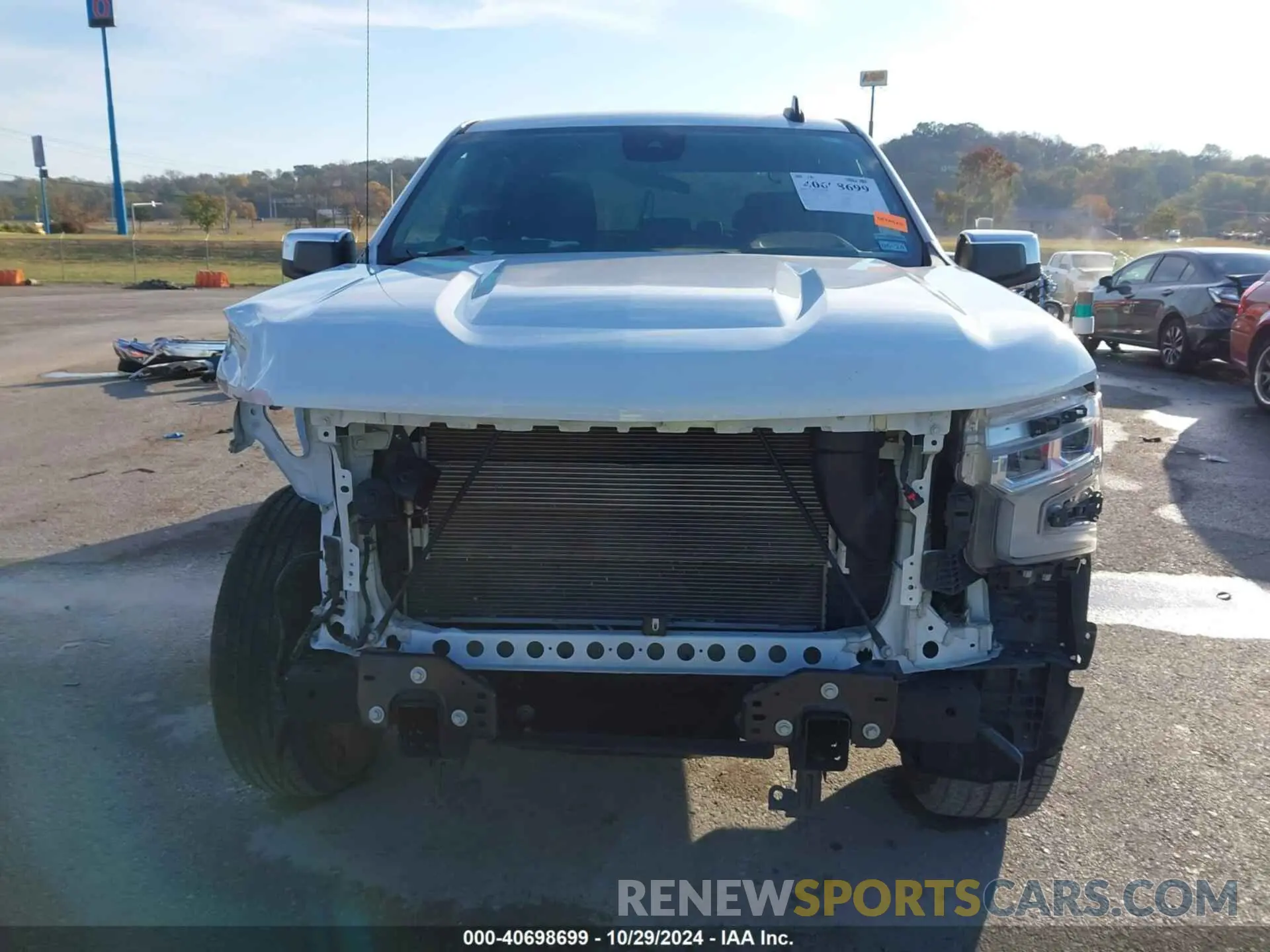 13 Photograph of a damaged car 3GCPACED9NG566847 CHEVROLET SILVERADO 1500 2022