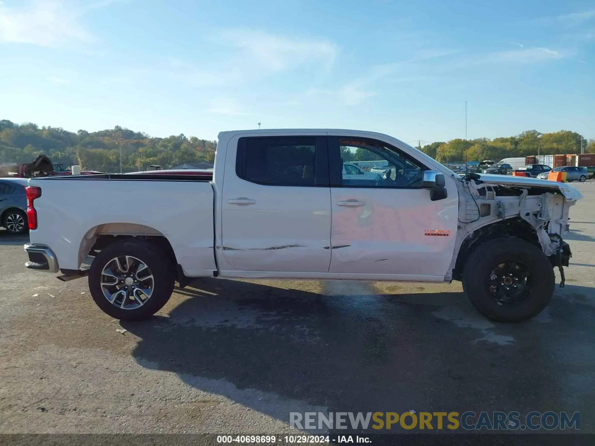 14 Photograph of a damaged car 3GCPACED9NG566847 CHEVROLET SILVERADO 1500 2022