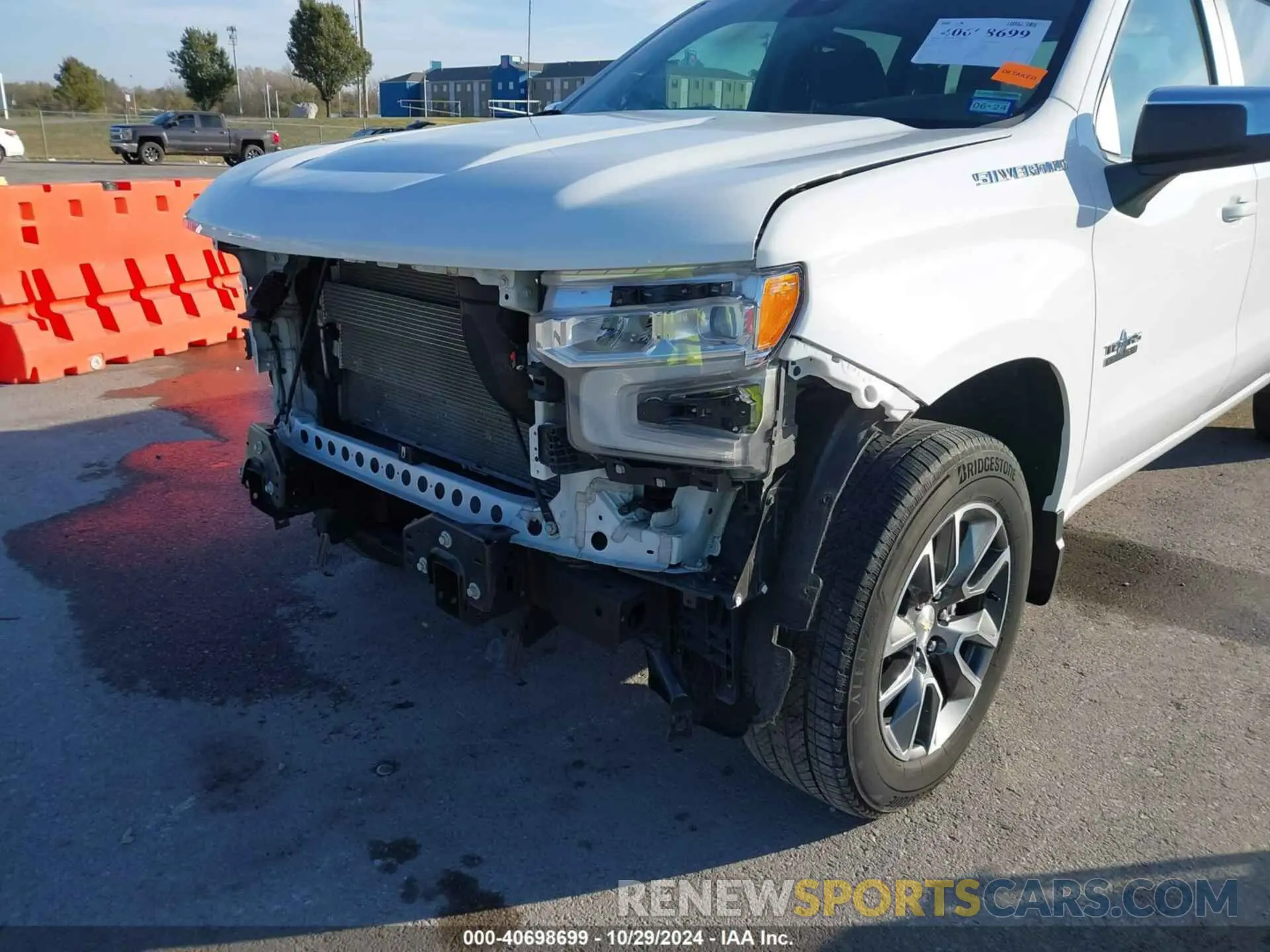 6 Photograph of a damaged car 3GCPACED9NG566847 CHEVROLET SILVERADO 1500 2022