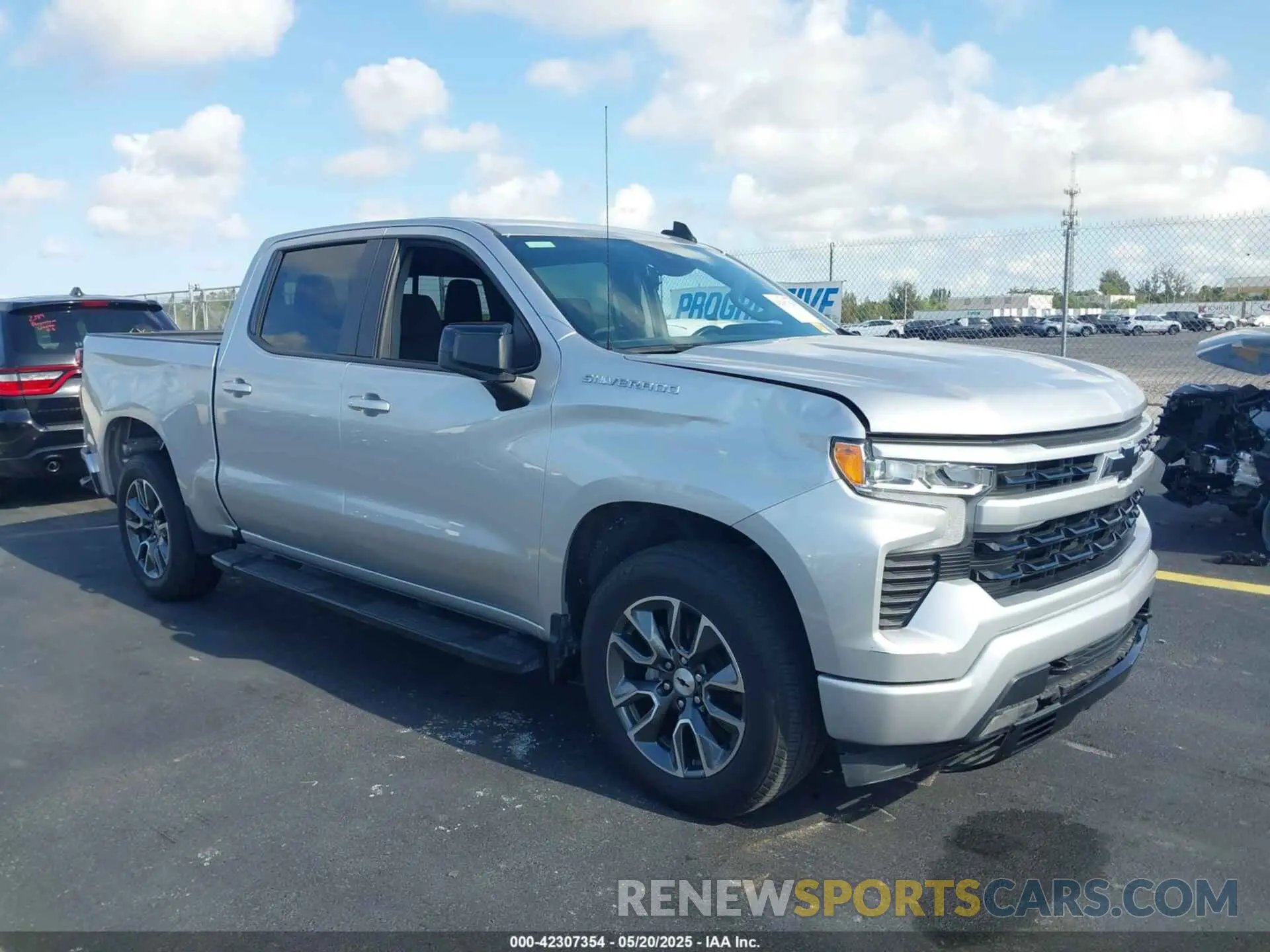 1 Photograph of a damaged car 3GCPADED1NG595135 CHEVROLET SILVERADO 1500 2022