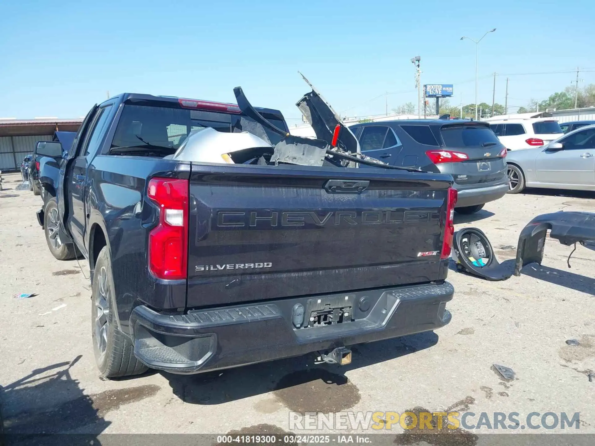 3 Photograph of a damaged car 3GCPADED4NG614504 CHEVROLET SILVERADO 1500 2022