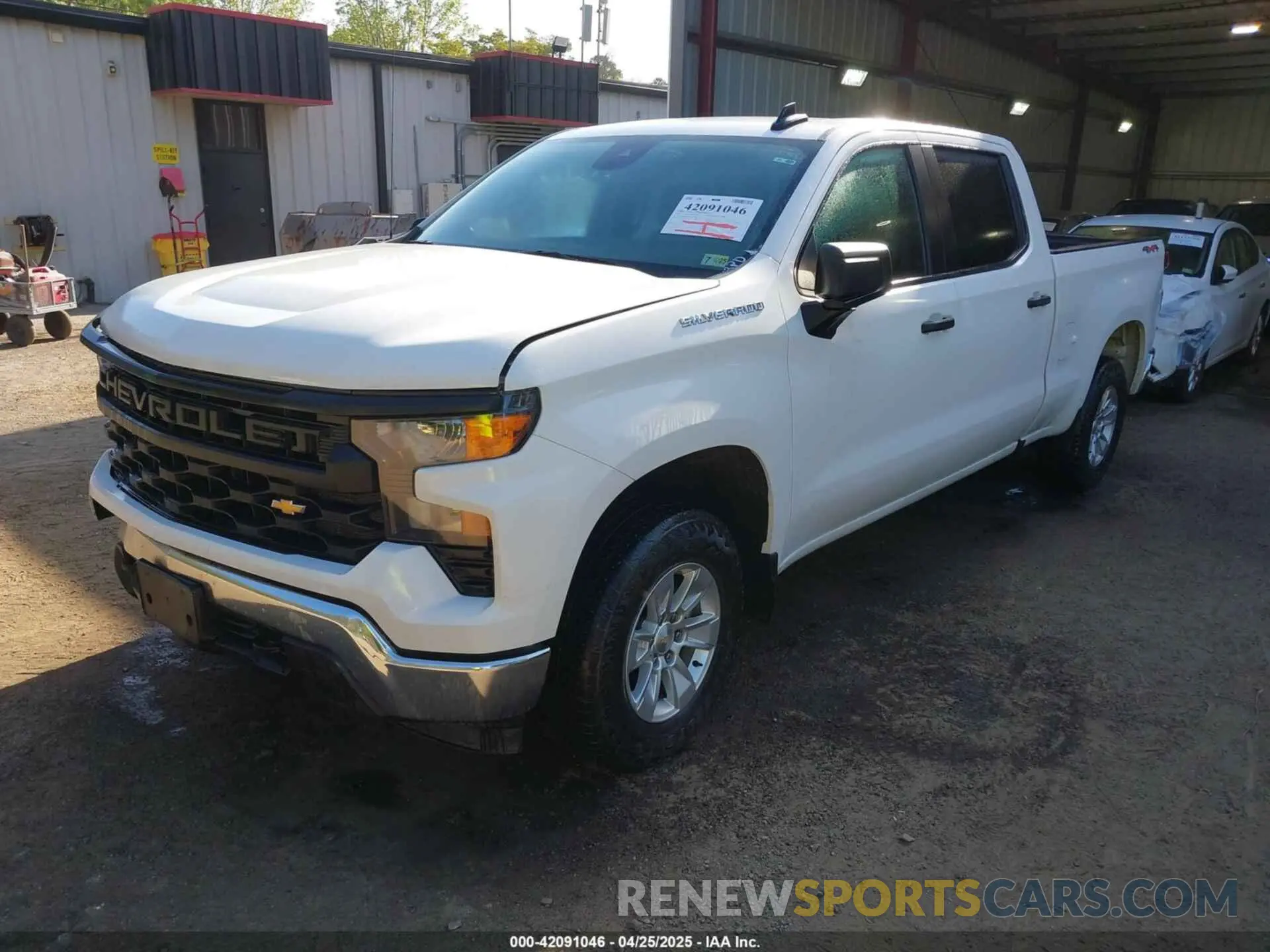 2 Photograph of a damaged car 3GCPDAEK4NG579385 CHEVROLET SILVERADO 1500 2022