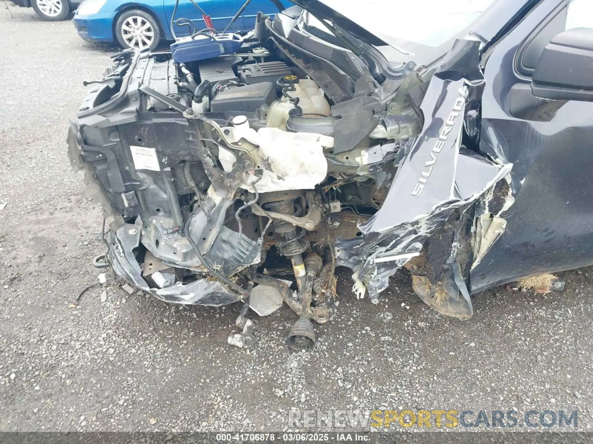 6 Photograph of a damaged car 3GCPDBEK1NG685735 CHEVROLET SILVERADO 1500 2022