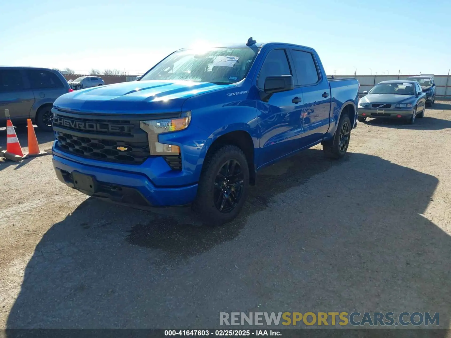 2 Photograph of a damaged car 3GCPDBEK3NG631658 CHEVROLET SILVERADO 1500 2022
