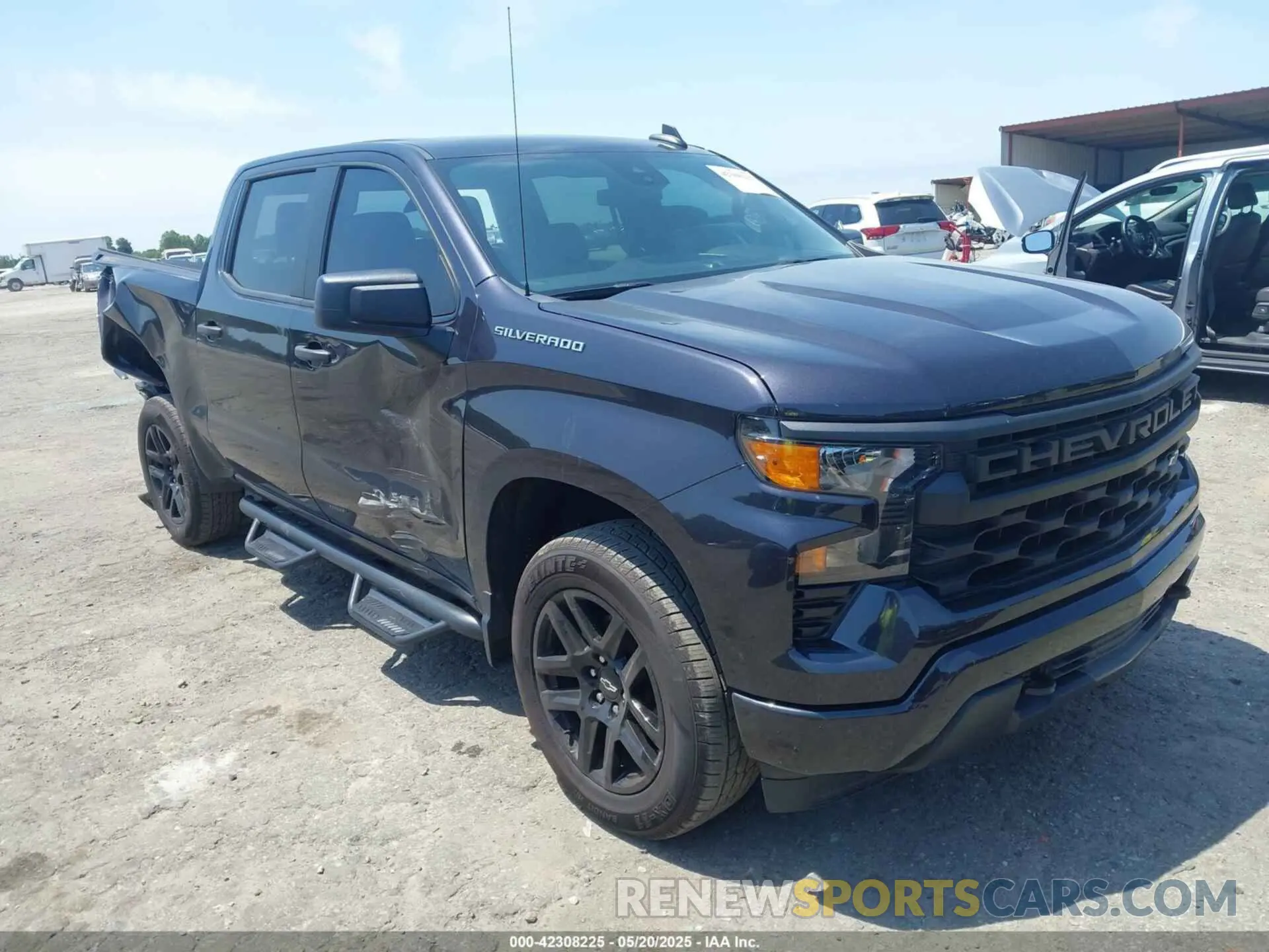 1 Photograph of a damaged car 3GCPDBEK7NG655624 CHEVROLET SILVERADO 1500 2022