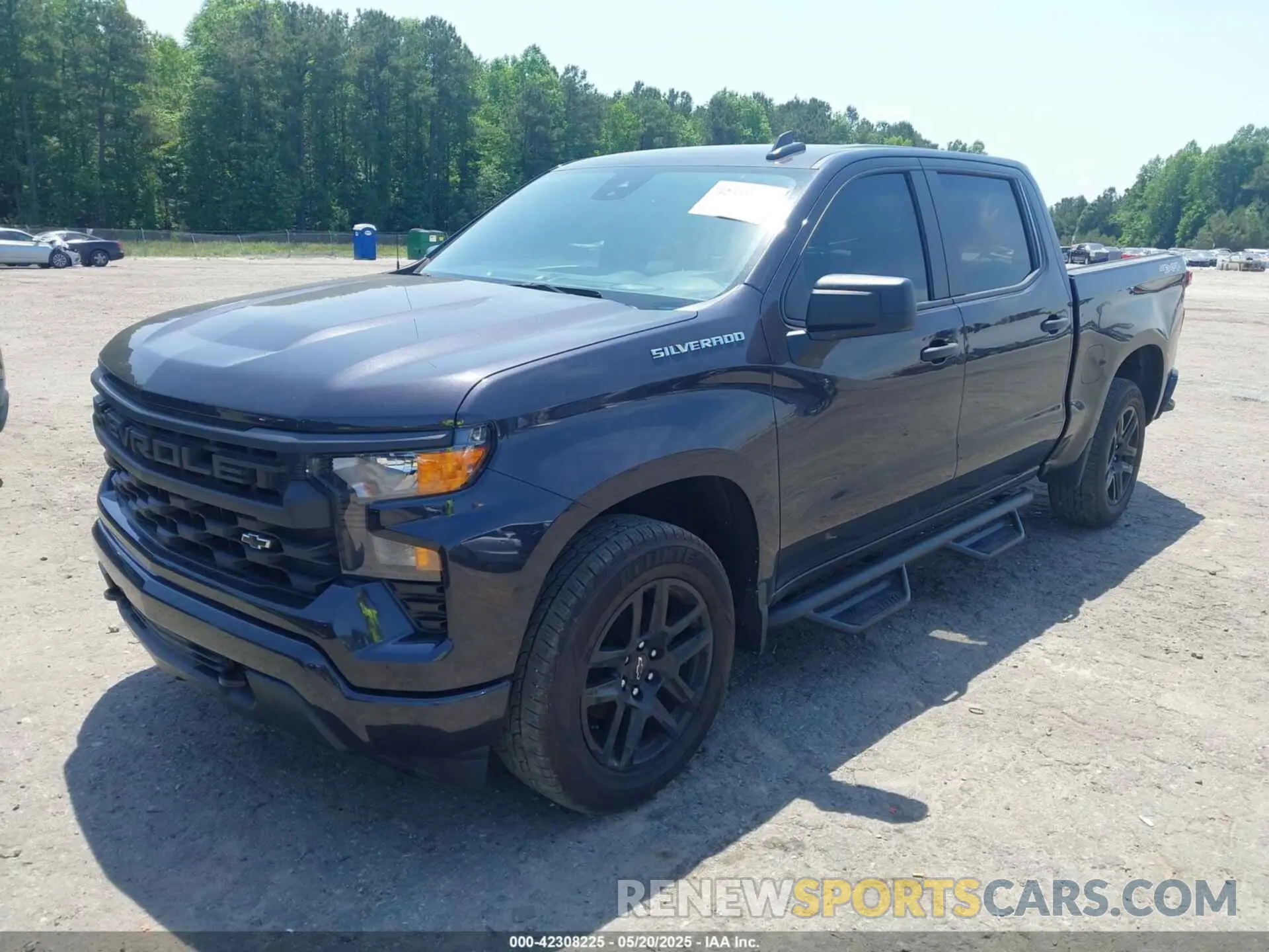 2 Photograph of a damaged car 3GCPDBEK7NG655624 CHEVROLET SILVERADO 1500 2022